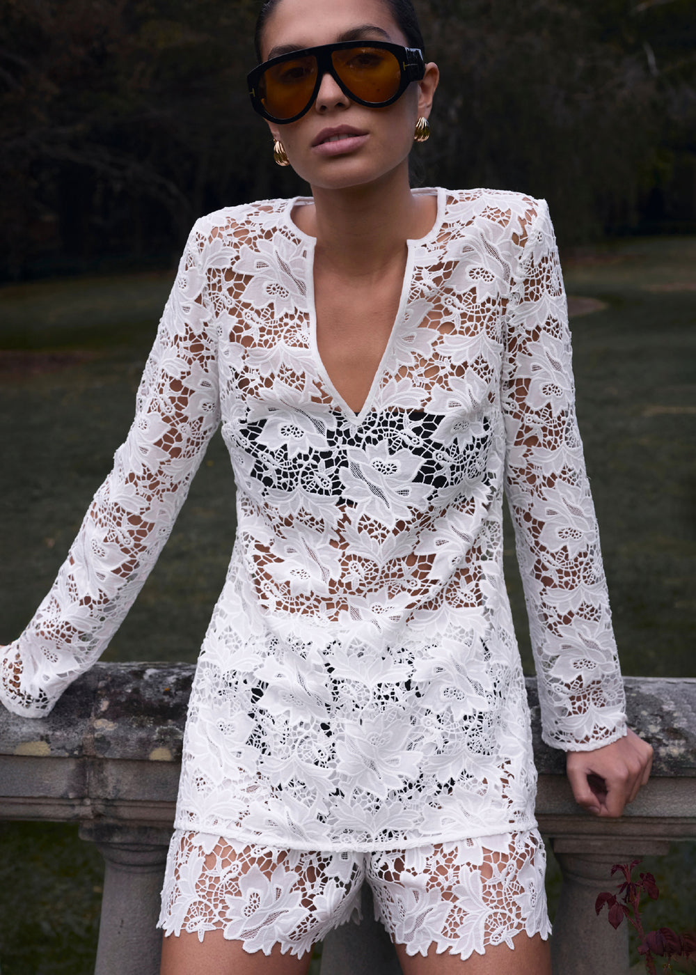 Solaqua Bonnie Shorts - Ivory - 1