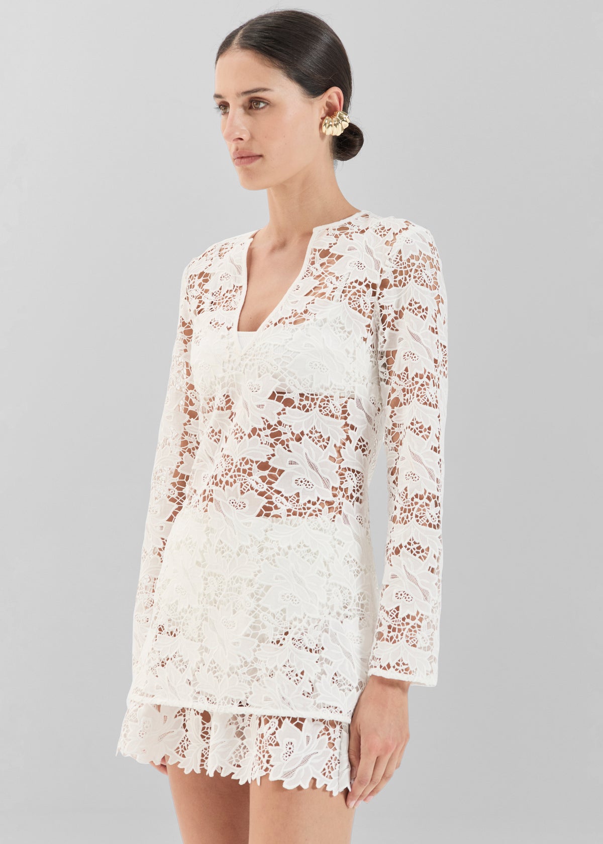 Solaqua Daphne Tunic - Ivory - 4