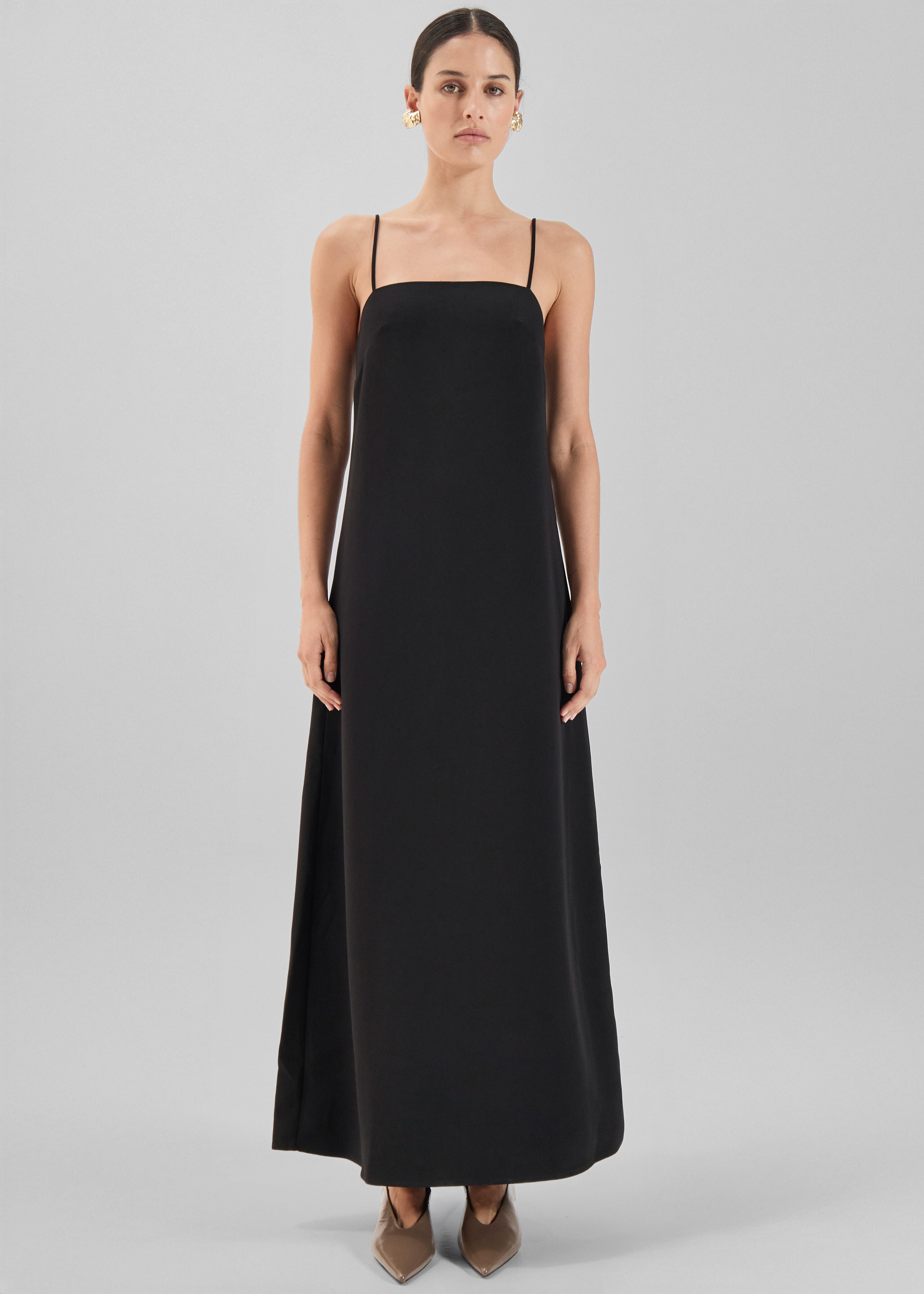 Solaqua Camilla Dress - Noir The Frankie Shop Solaqua Camilla Dress - Noir The Frankie Shop