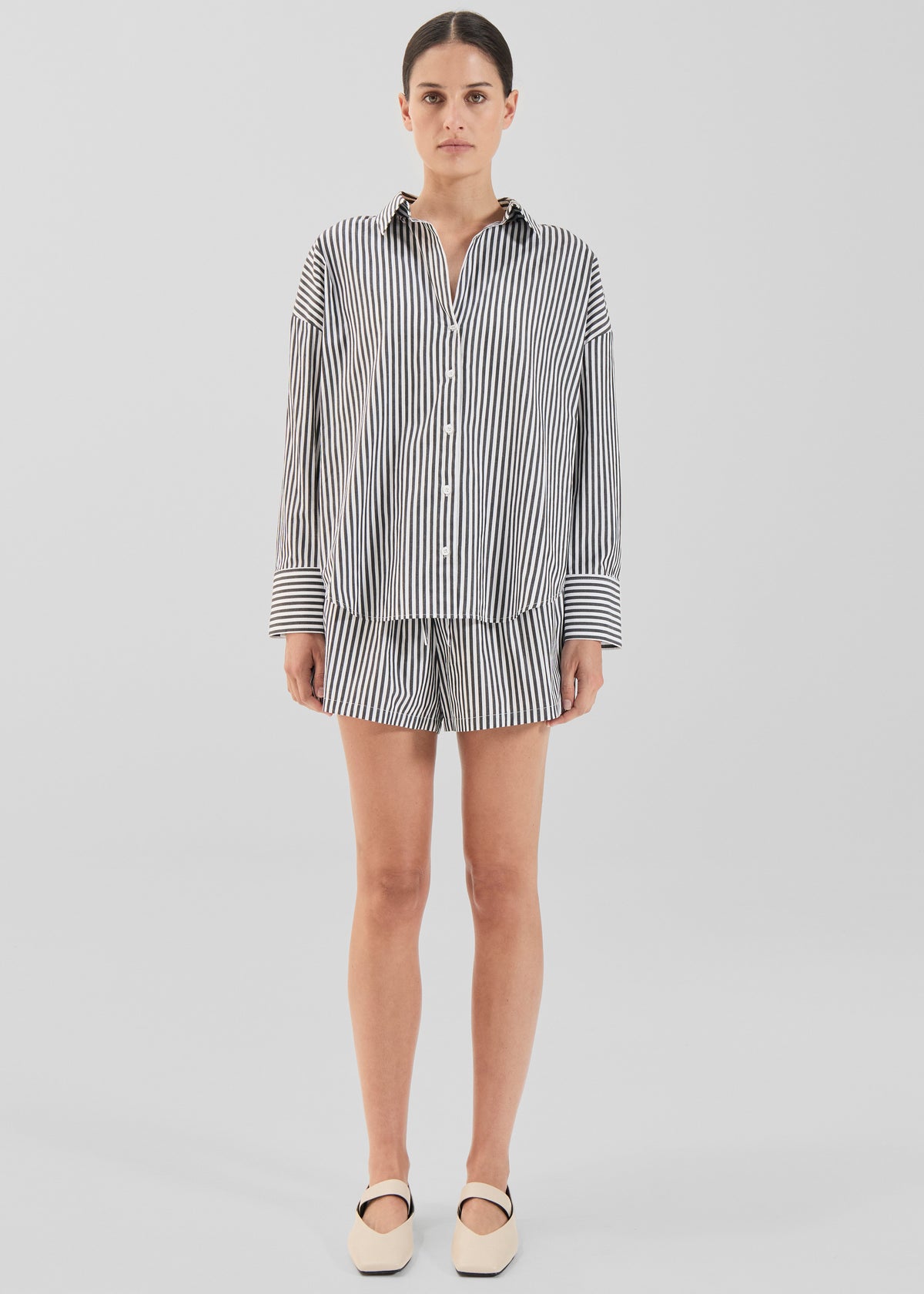 Solaqua Franca Shirt - Noir Stripe - 7