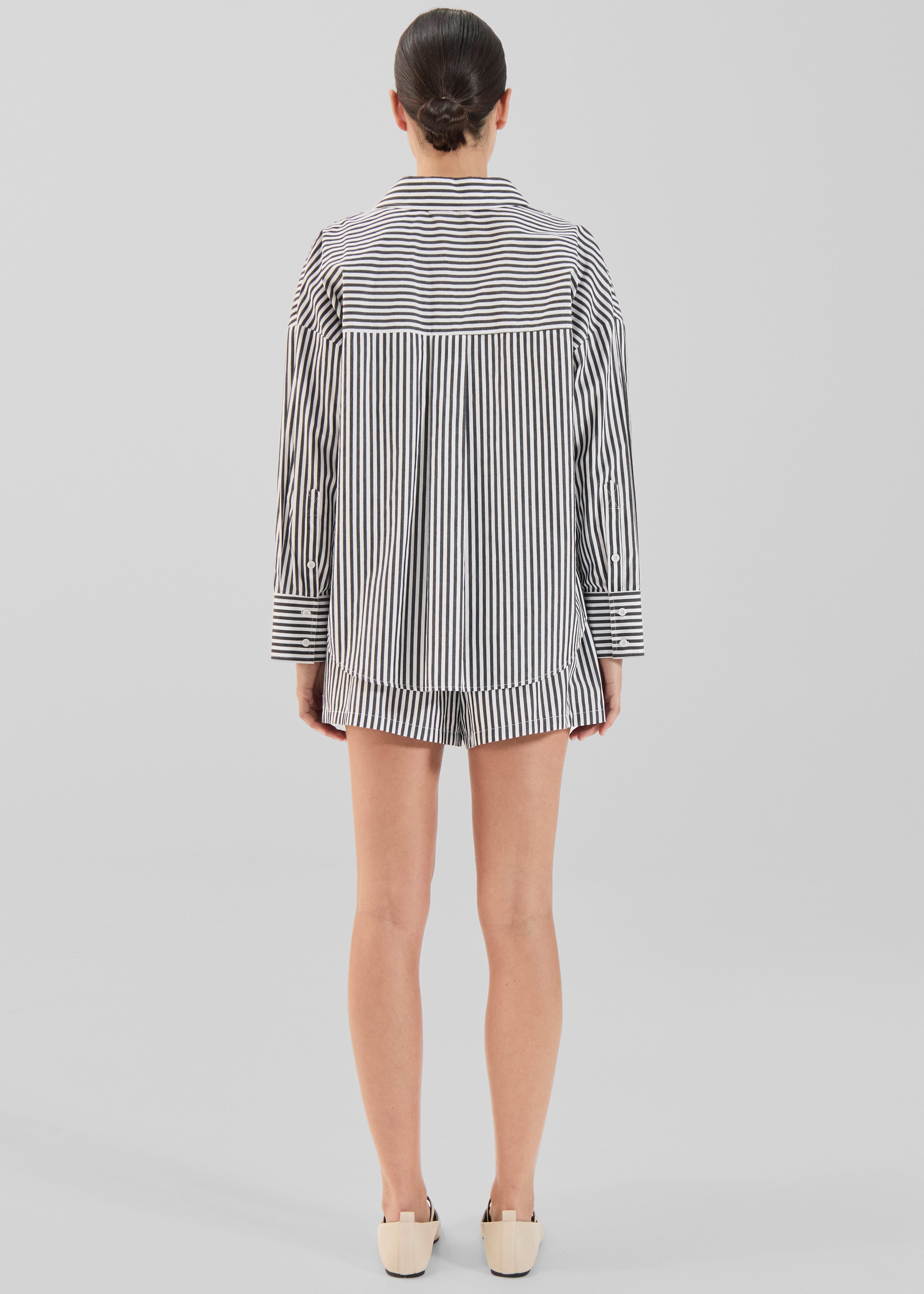 Solaqua Franca Shirt - Noir Stripe - 9