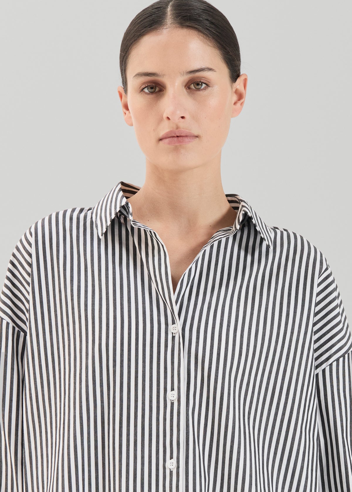 Solaqua Franca Shirt - Noir Stripe - 6