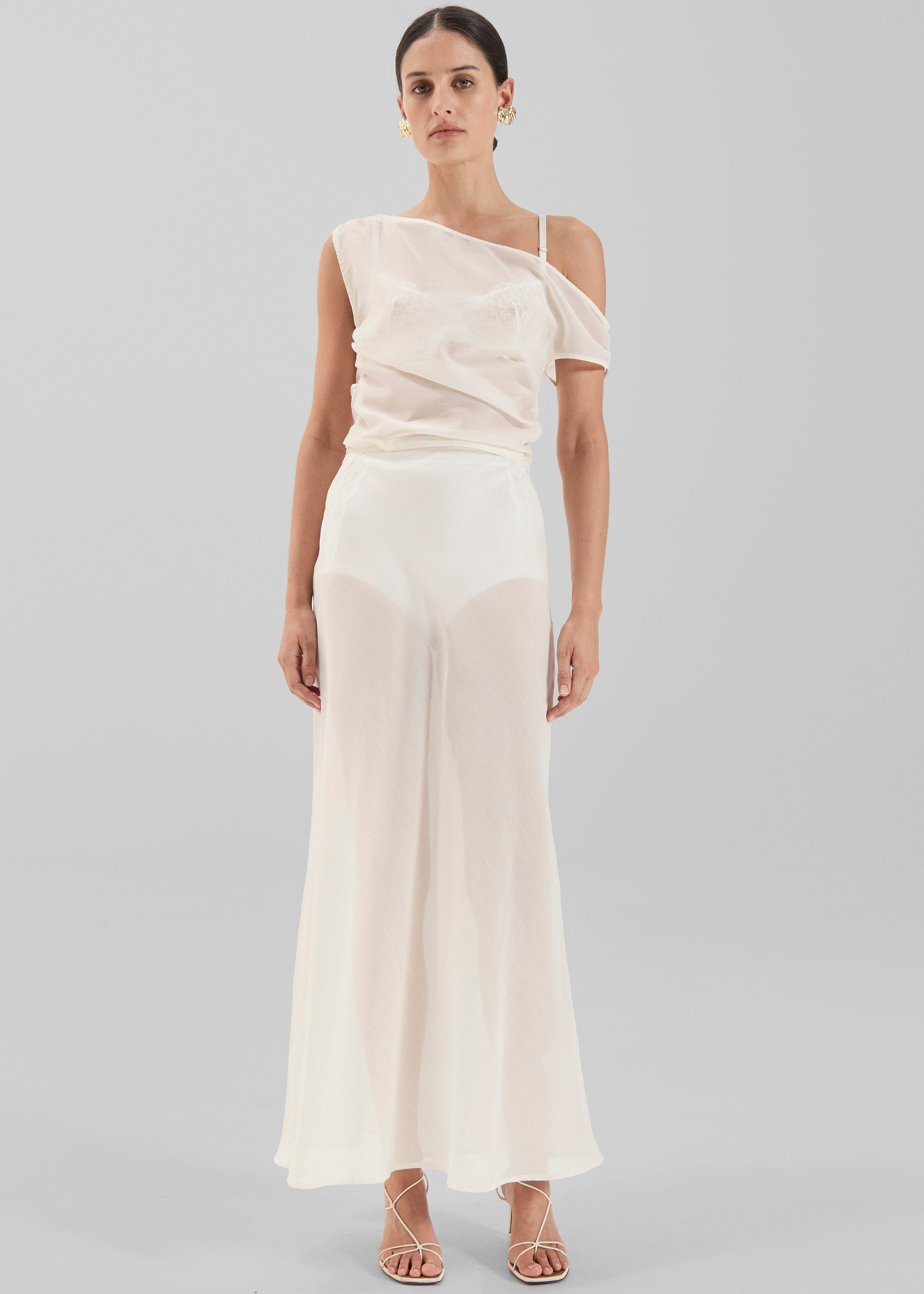 Solaqua Francesca Skirt - Ivory - 1