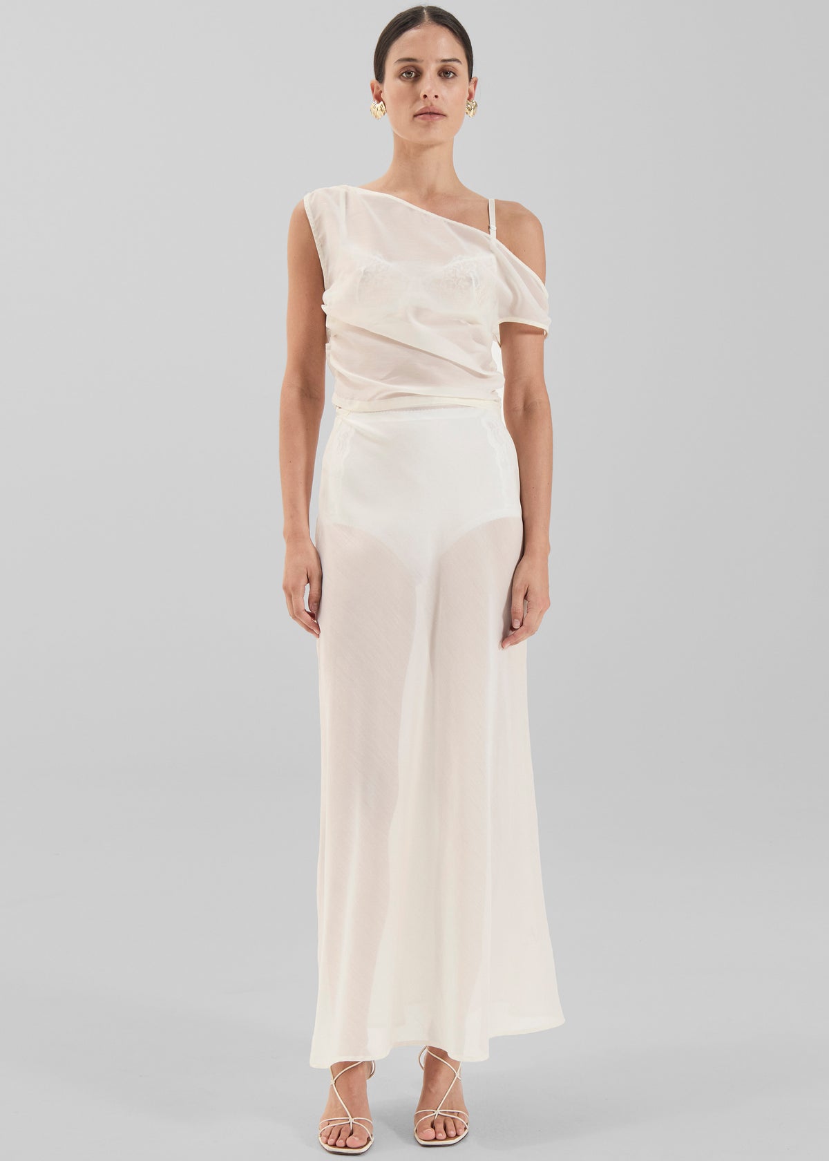 Solaqua Francesca Skirt - Ivory - 2