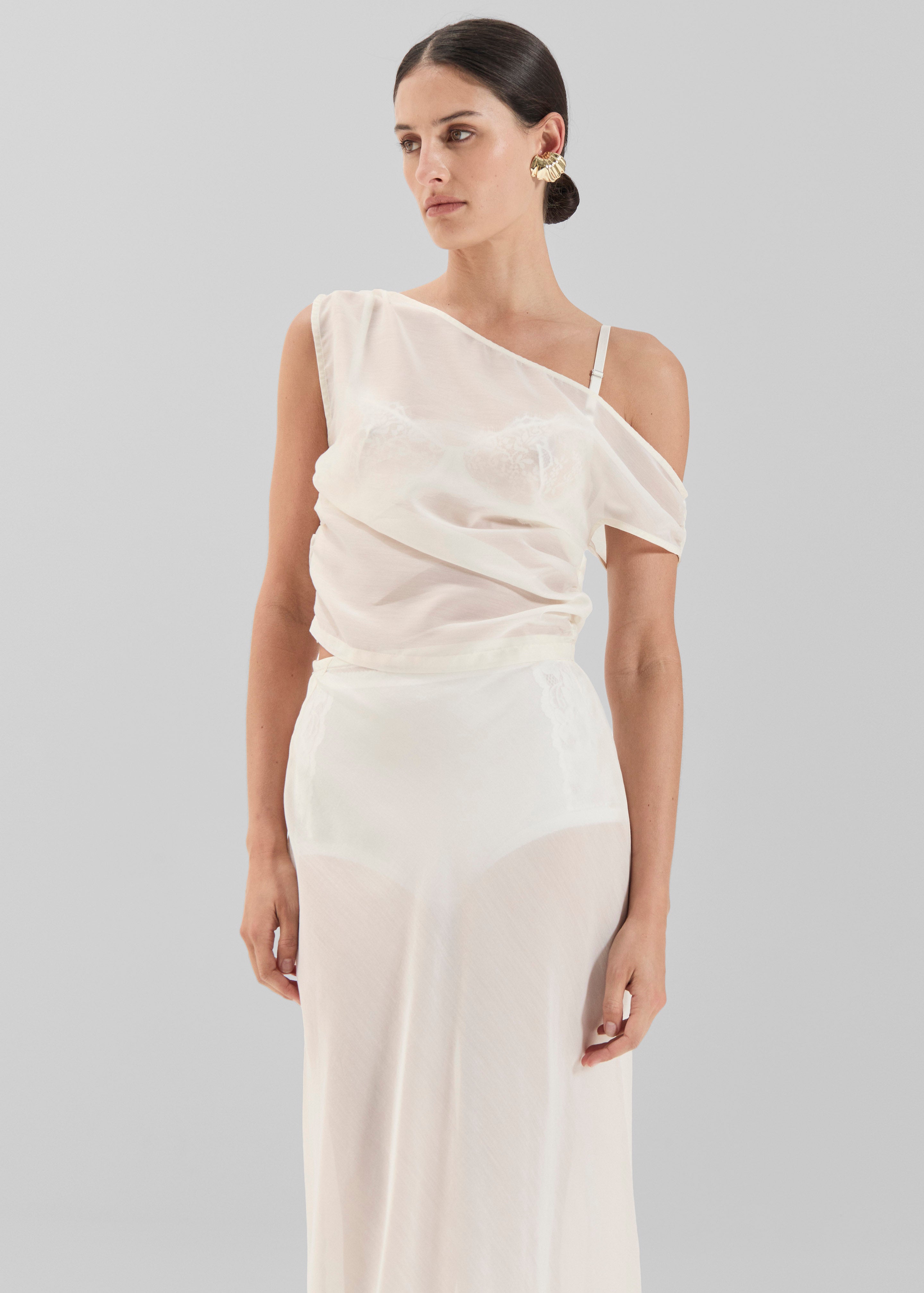 Solaqua Francesca Skirt - Ivory - 6