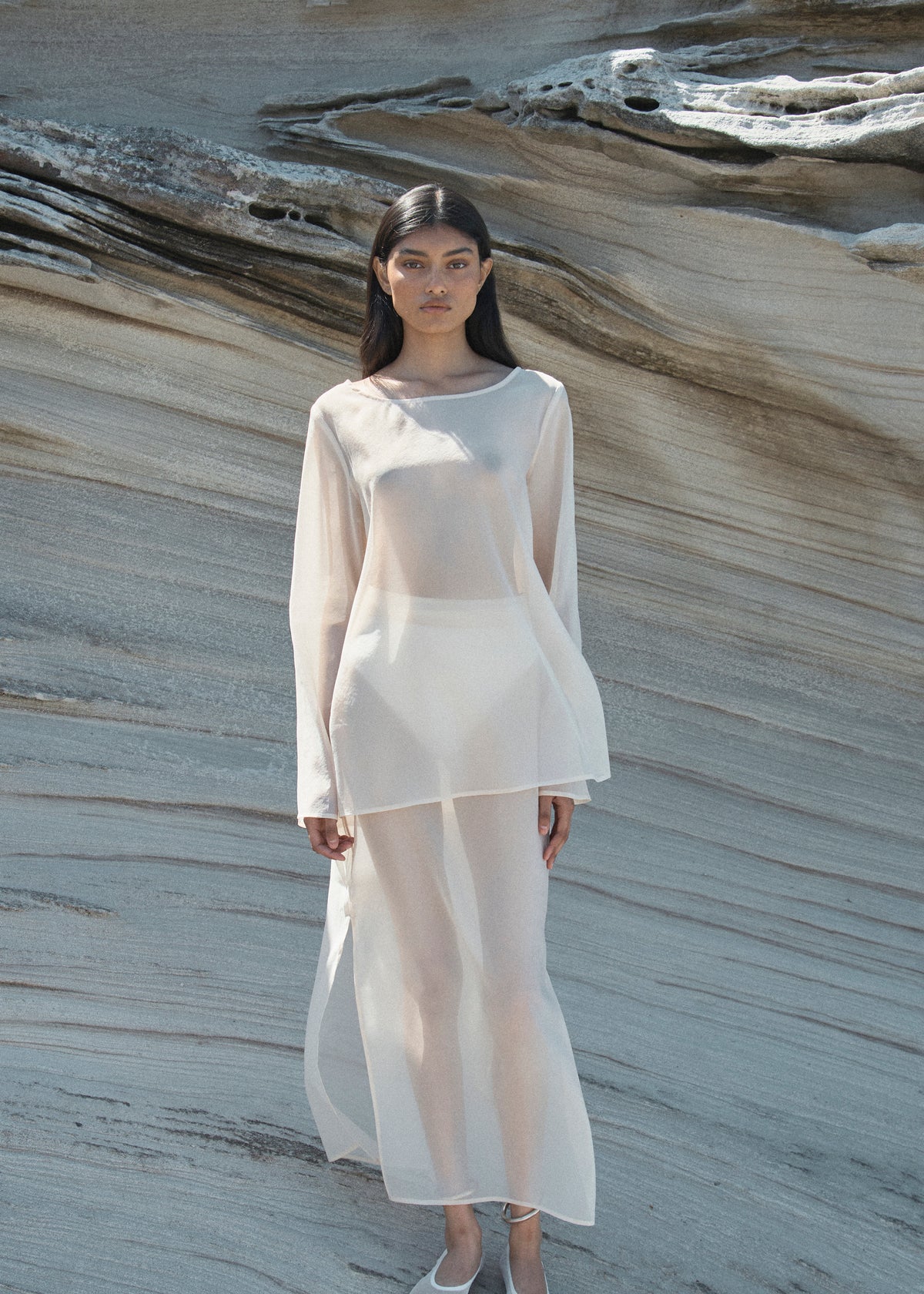 Solaqua Laurent Skirt - Ivory - 6