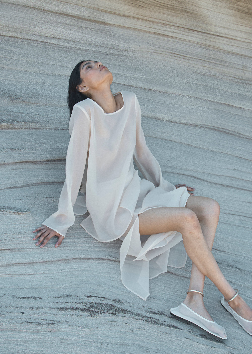 Solaqua Laurent Skirt - Ivory - 1