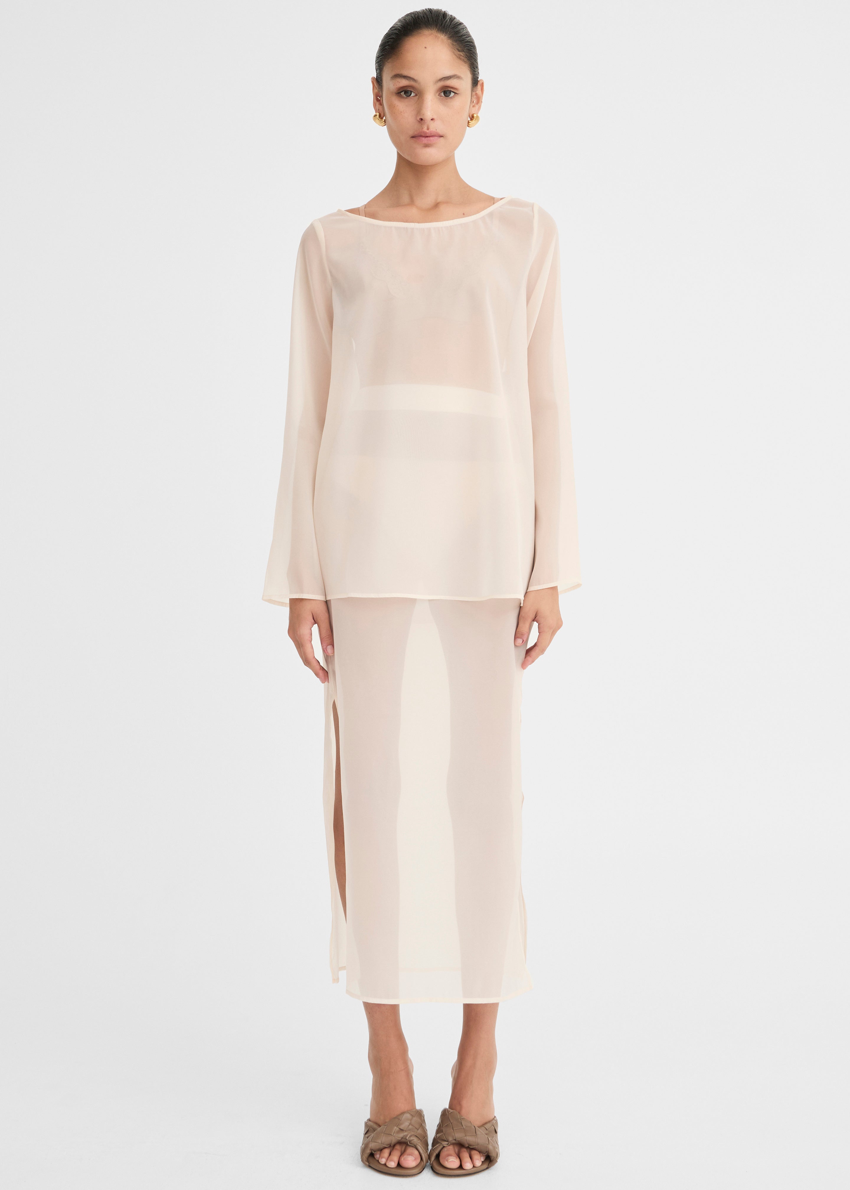 Solaqua Laurent Skirt - Ivory - 5