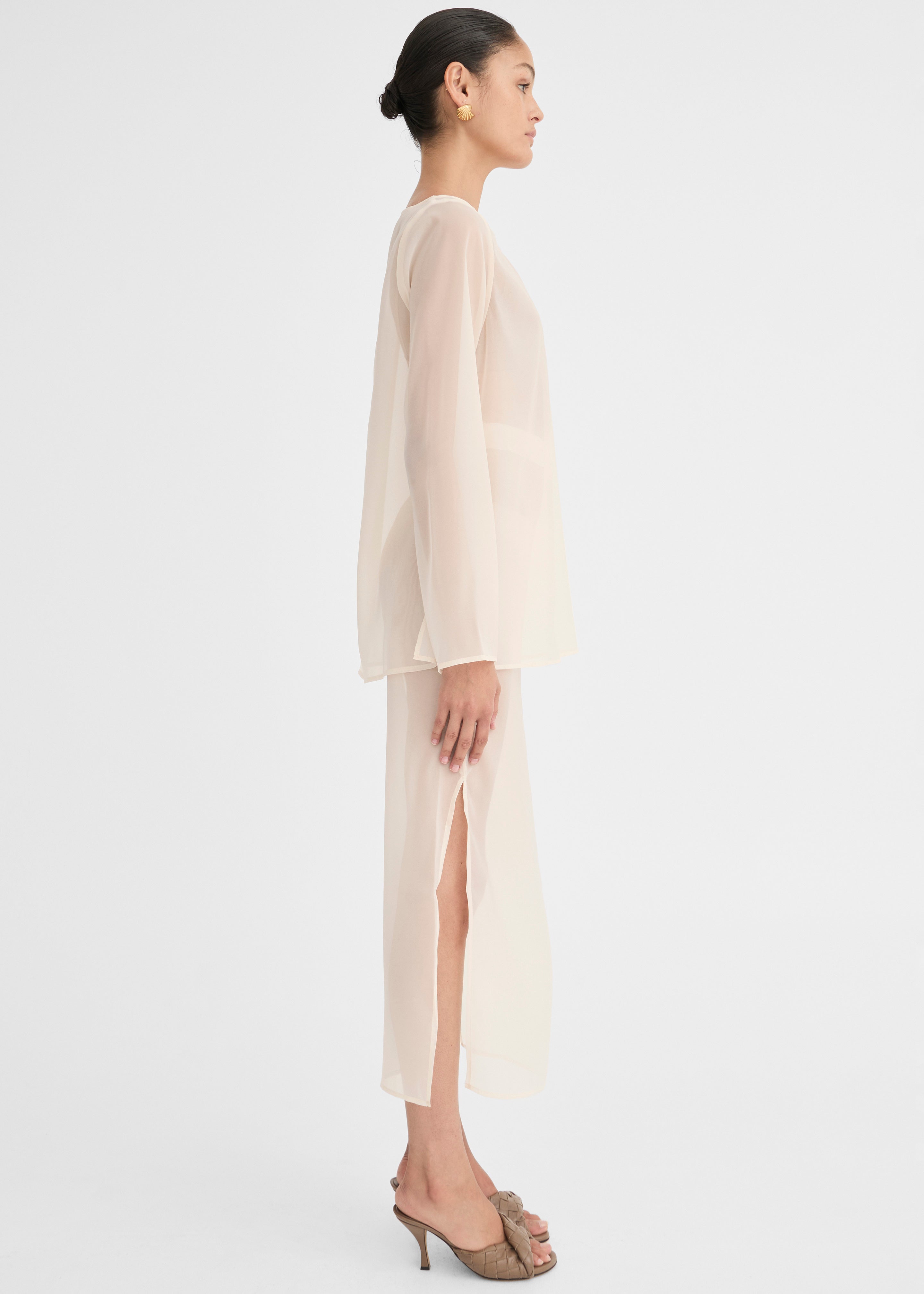 Solaqua Laurent Skirt - Ivory - 7
