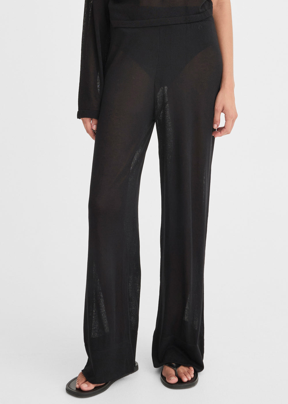 Solaqua Leonie Knitted Pants - Noir - 1