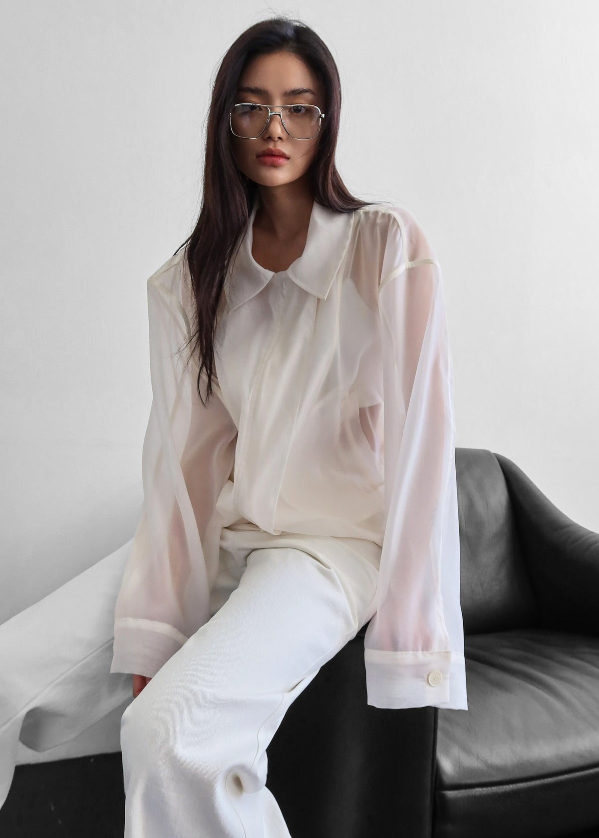 Soller Sheer Jacket - Ivory - 2