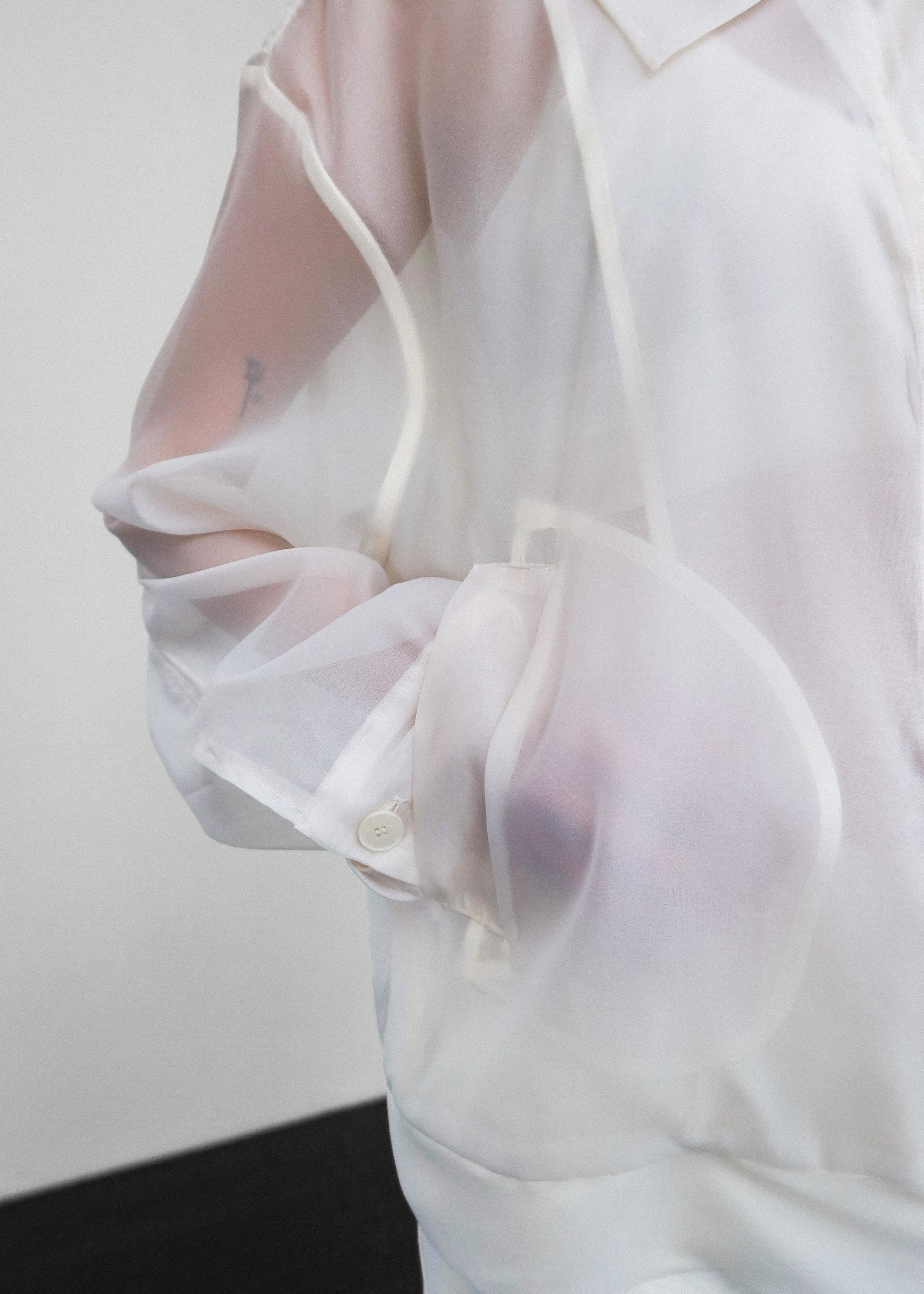 Soller Sheer Jacket - Ivory - 3