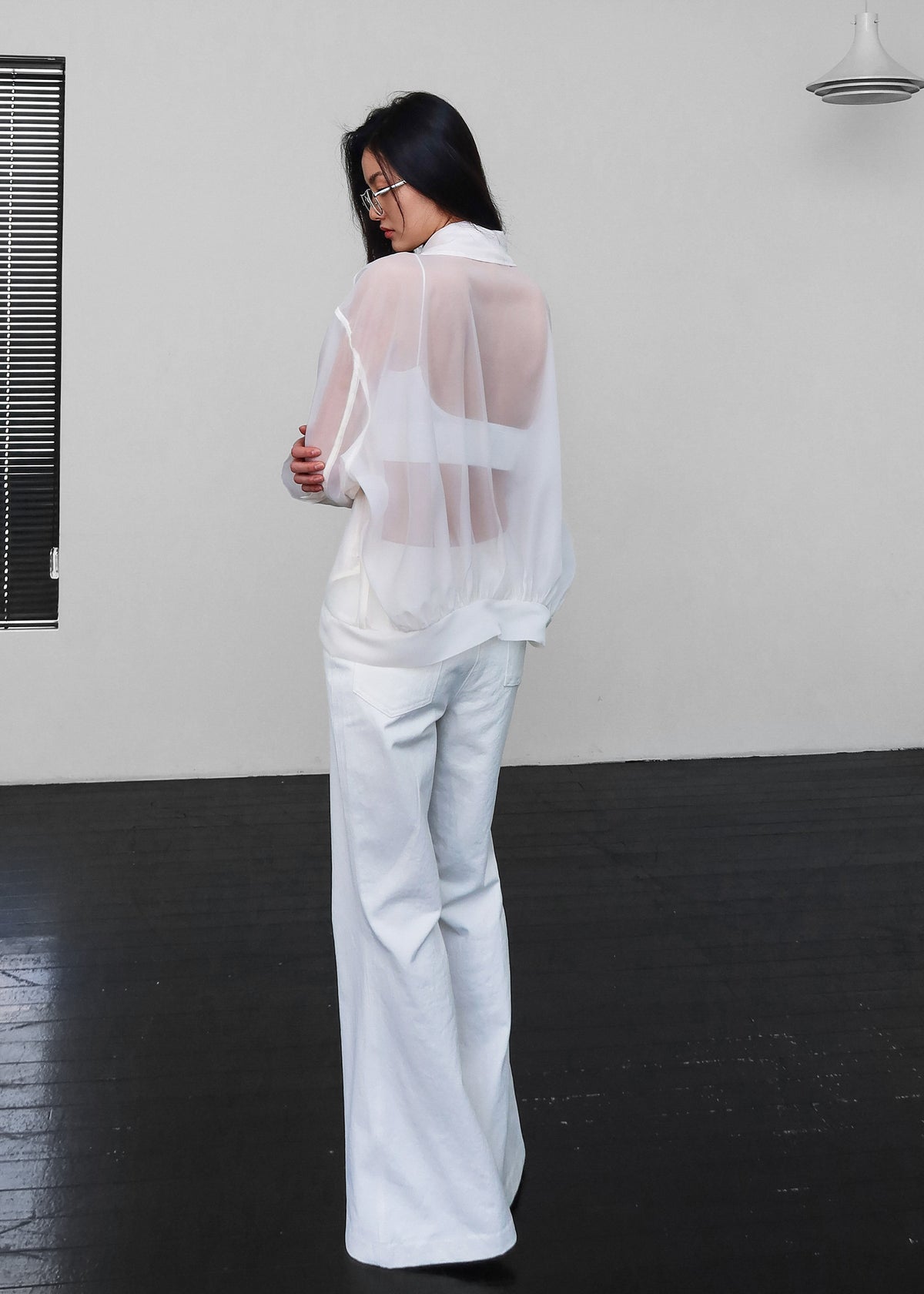 Soller Sheer Jacket - Ivory - 11