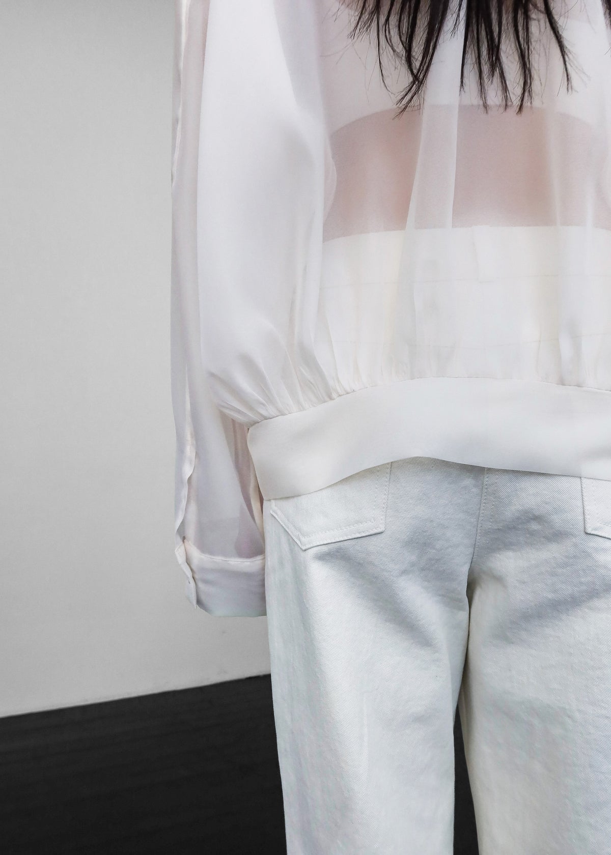 Soller Sheer Jacket - Ivory - 8