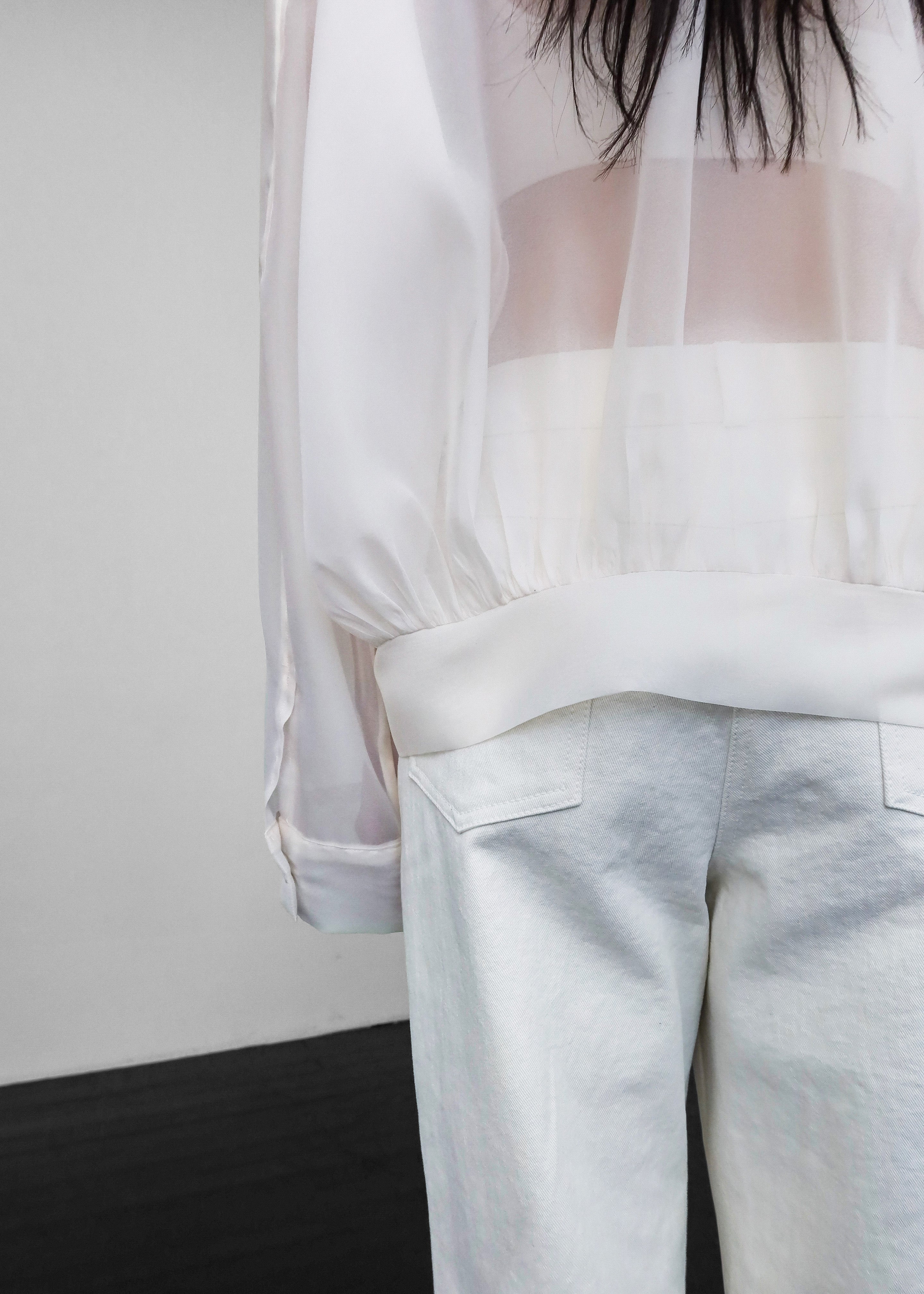 Soller Sheer Jacket - Ivory - 8