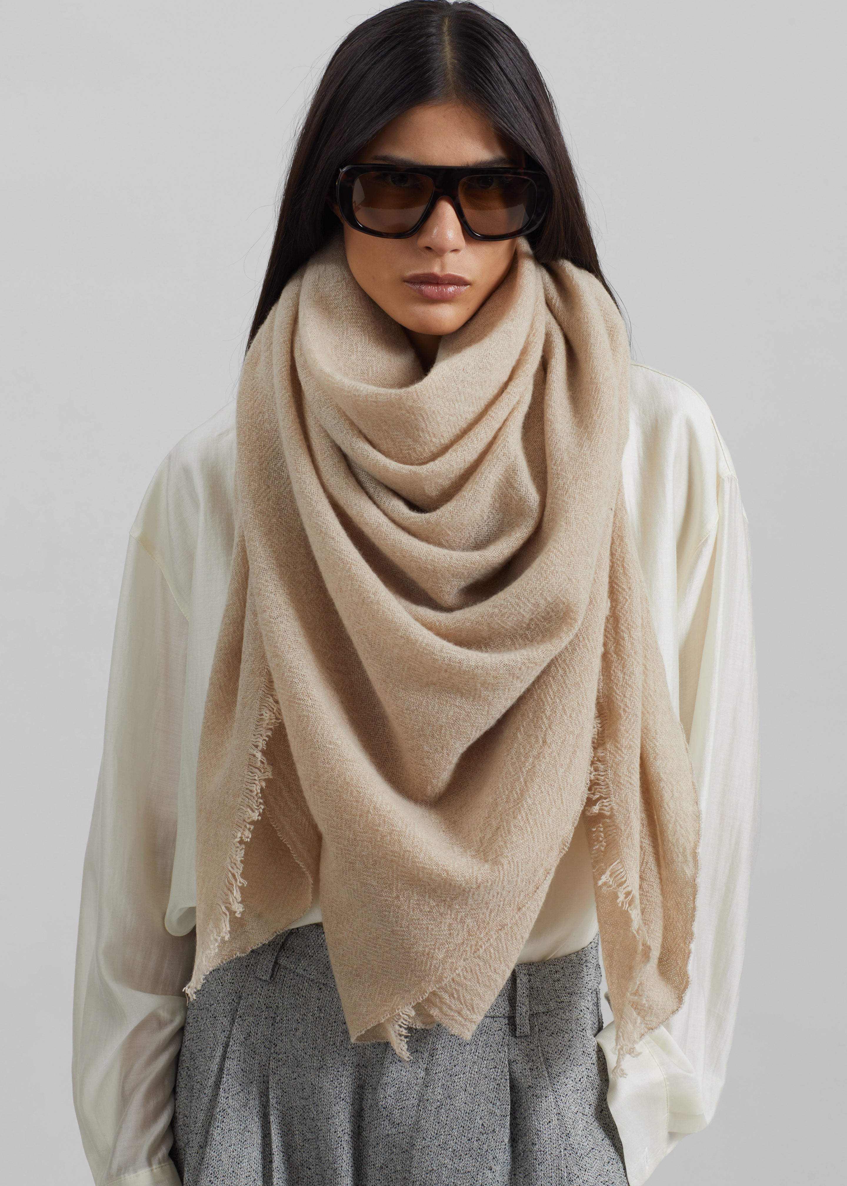 Solnak Scarf - Sand - 2