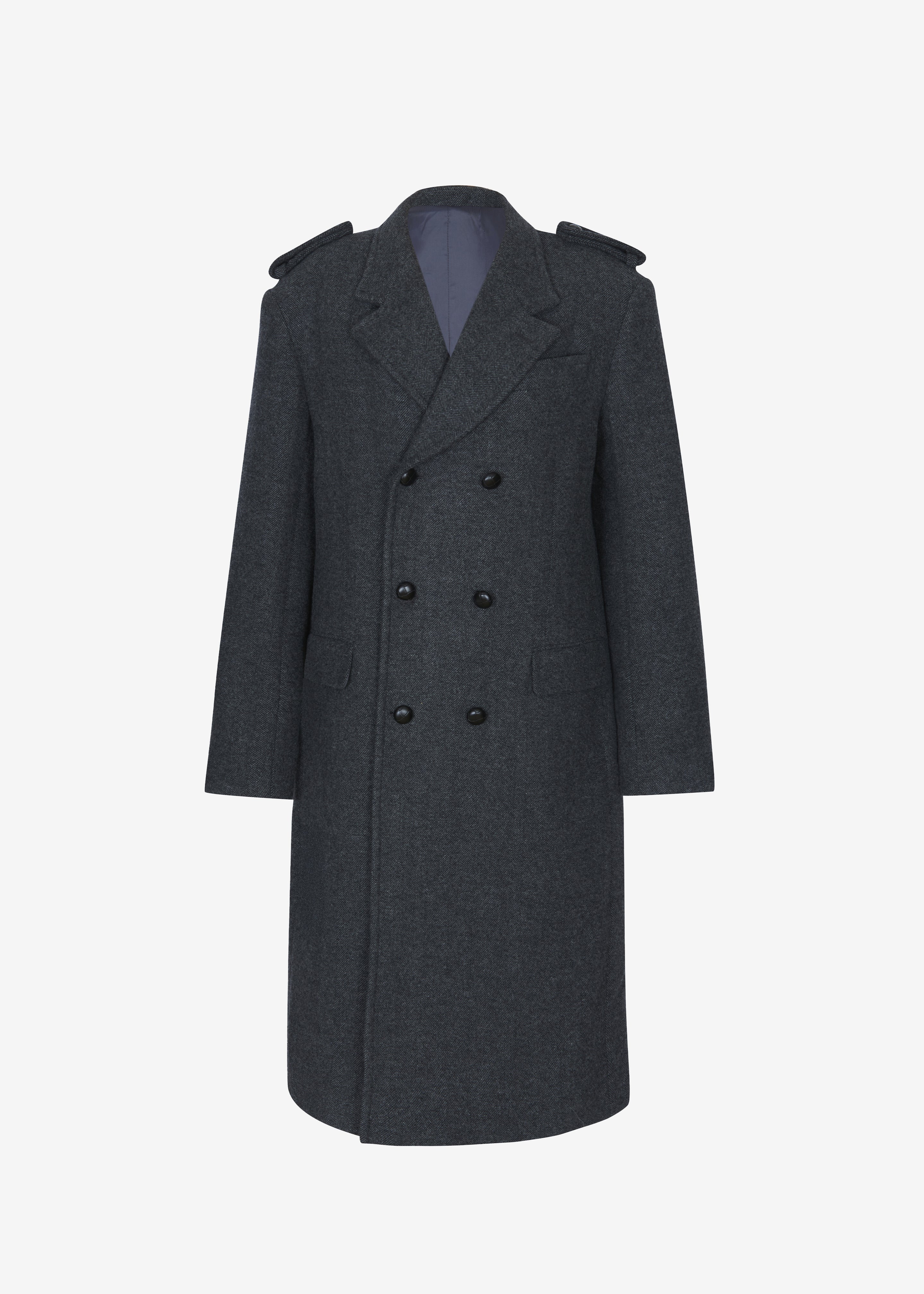 Somerset Herringbone Coat - Grey - 13