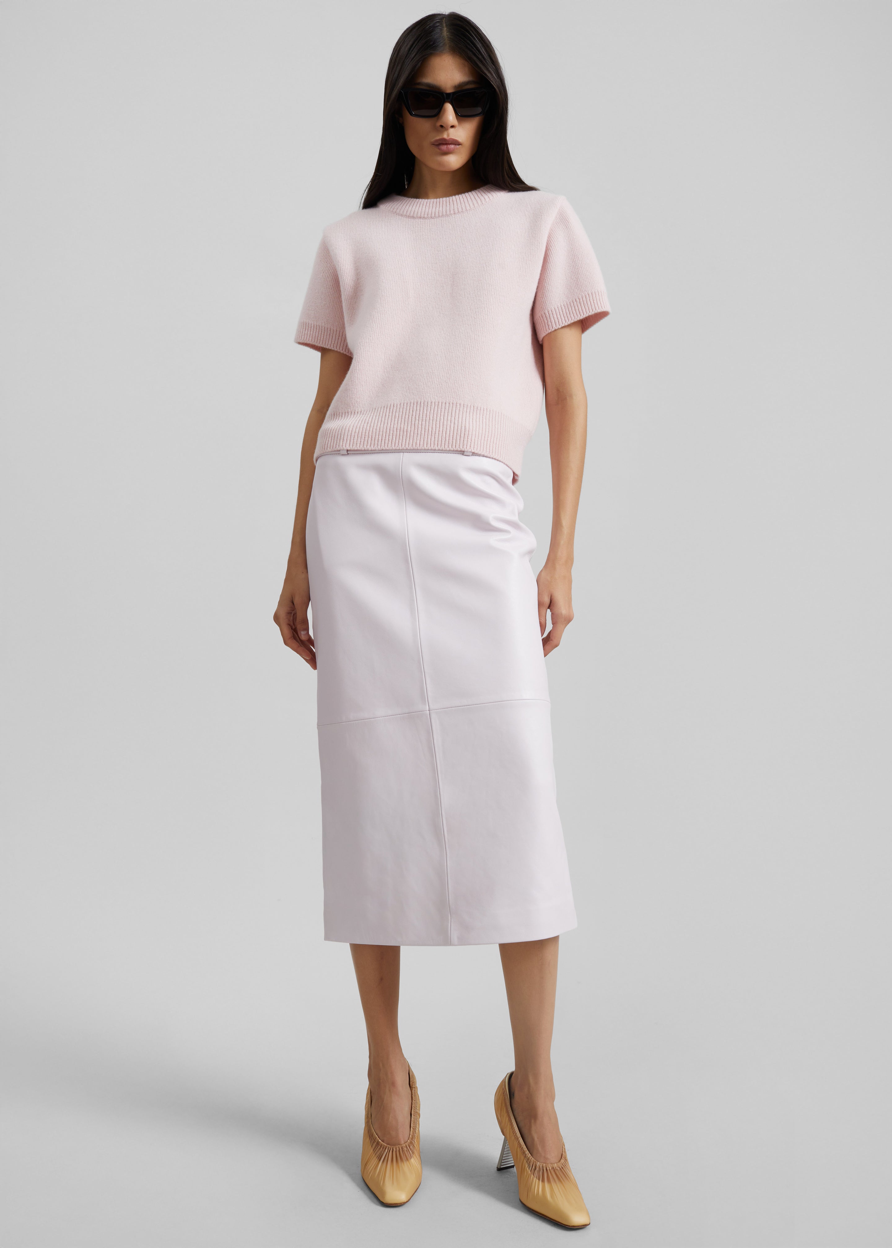 Sona Wool Knit Top - Pink – The Frankie Shop