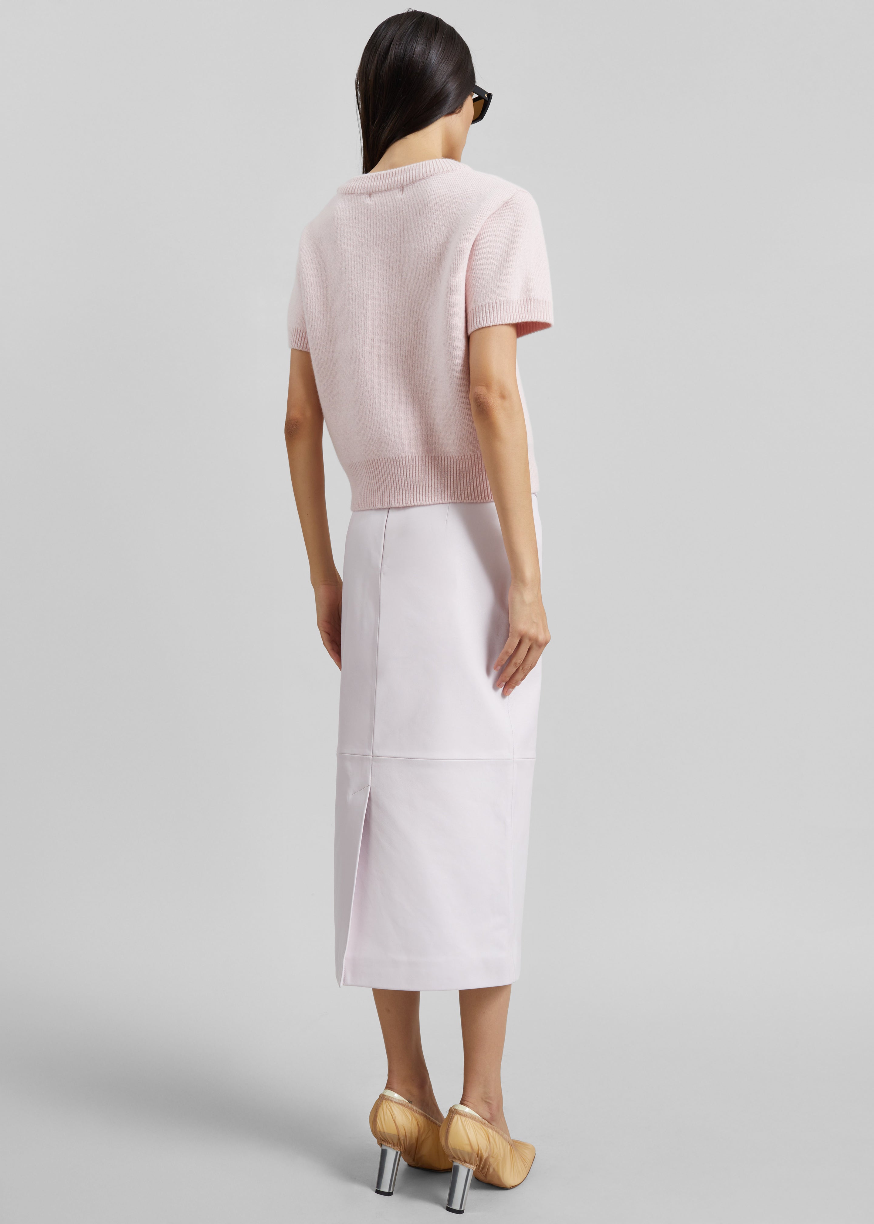 Sona Wool Knit Top - Pink – The Frankie Shop