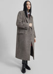 Sormark Brushed Wool Coat - Taupe