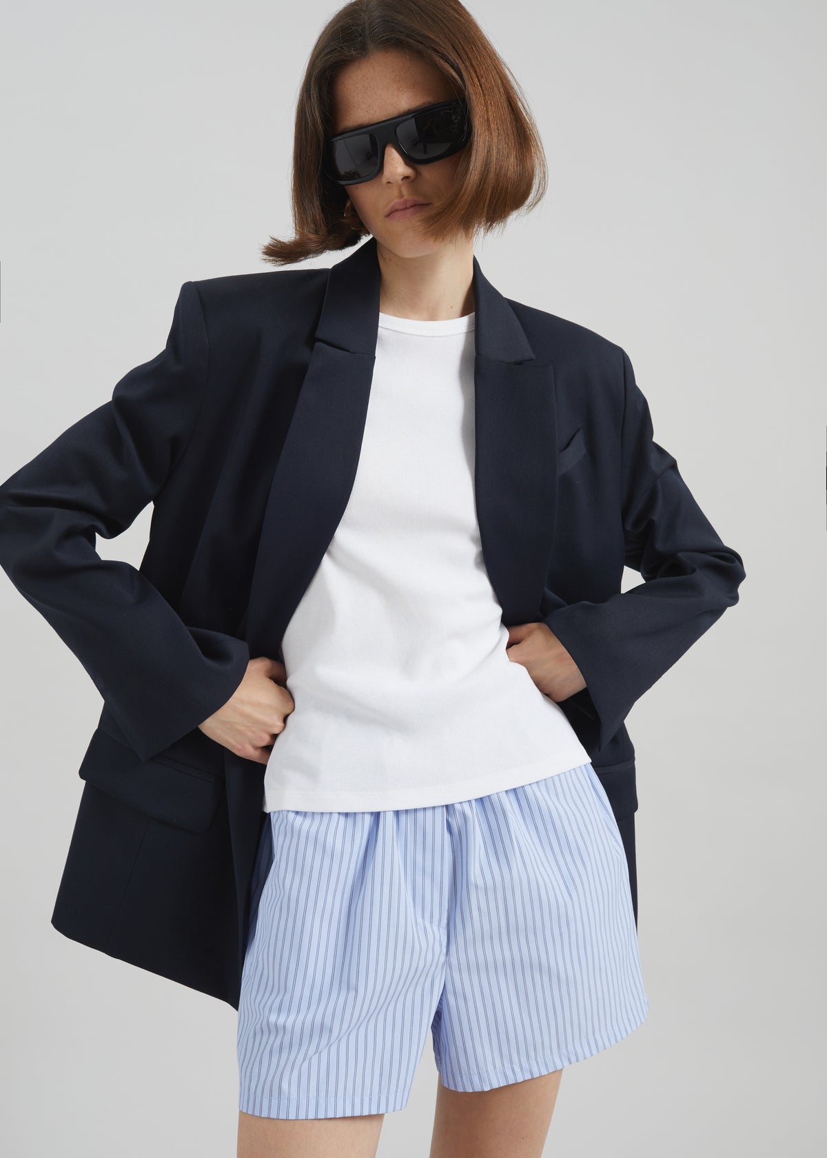 Sorso Boxer Shorts - Blue Stripe - 1