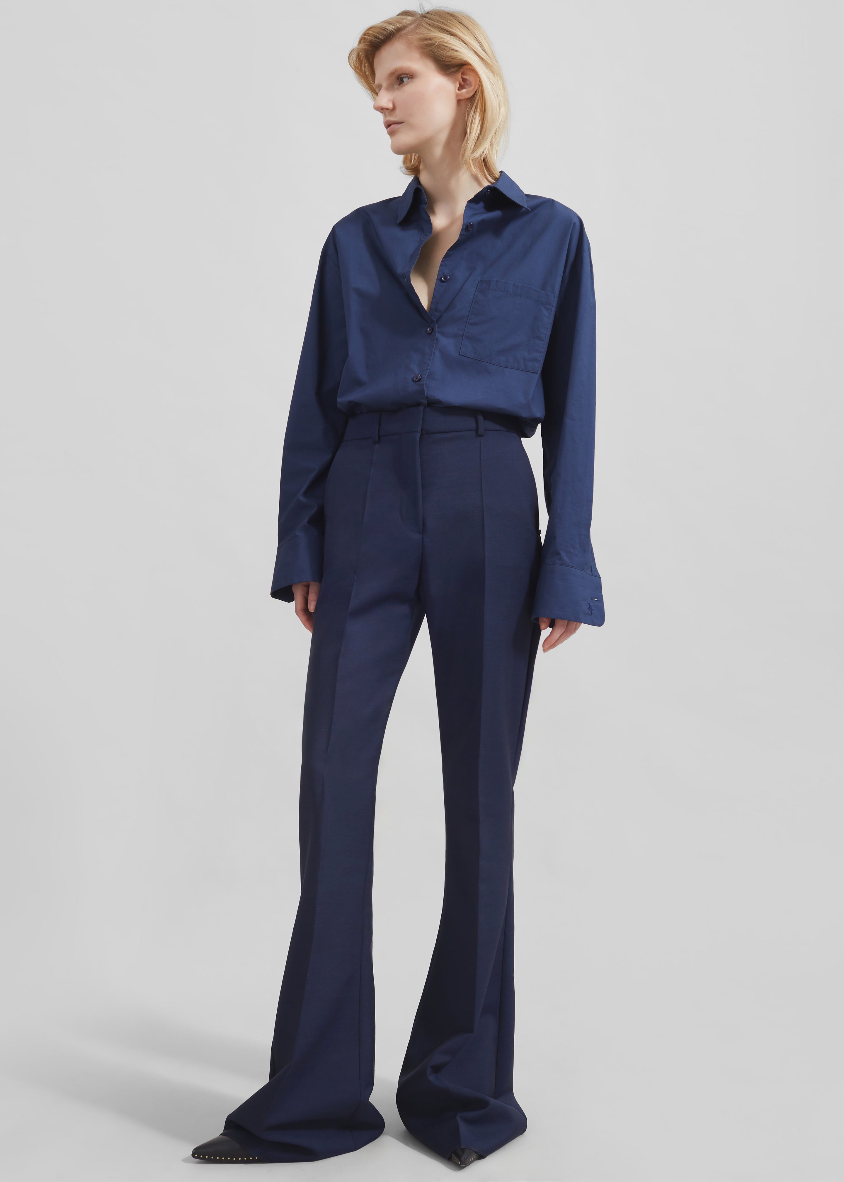 Sportmax Aeroso1234 Trousers - Ultramarine - 2