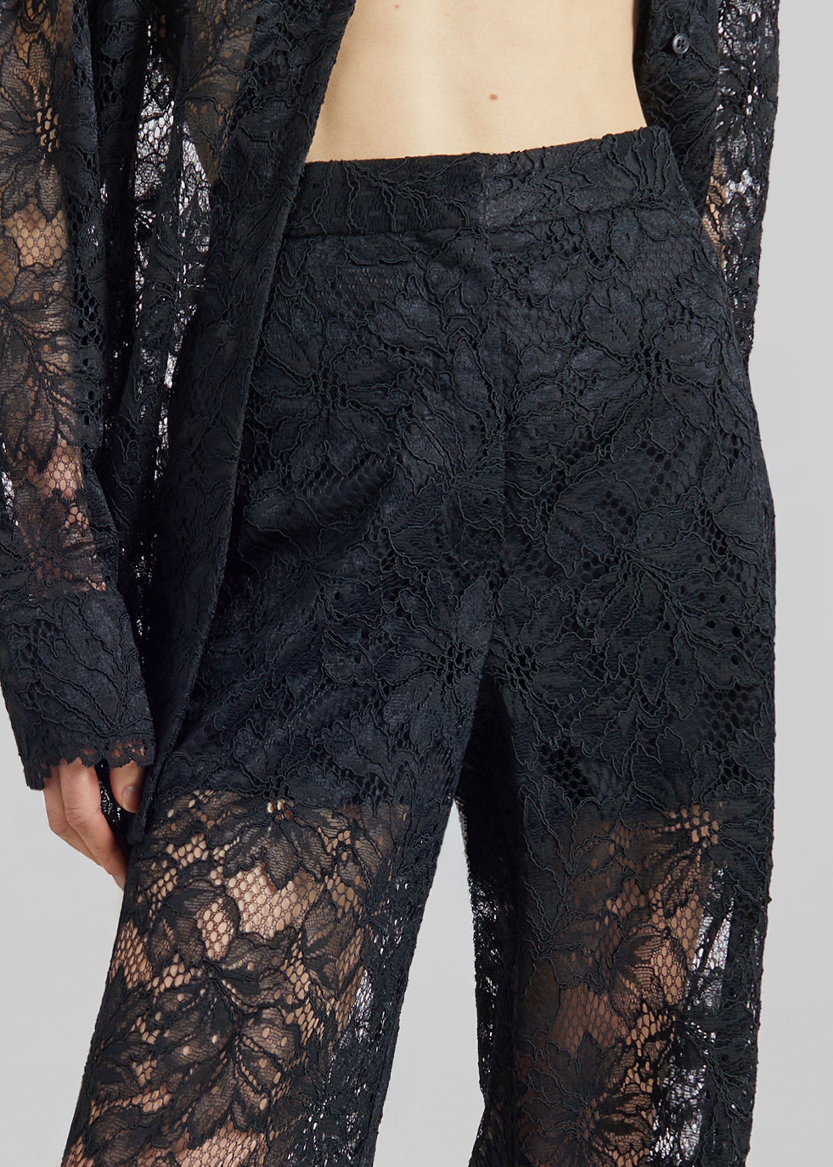 Sportmax Afoso Lace Trousers - Black - 3
