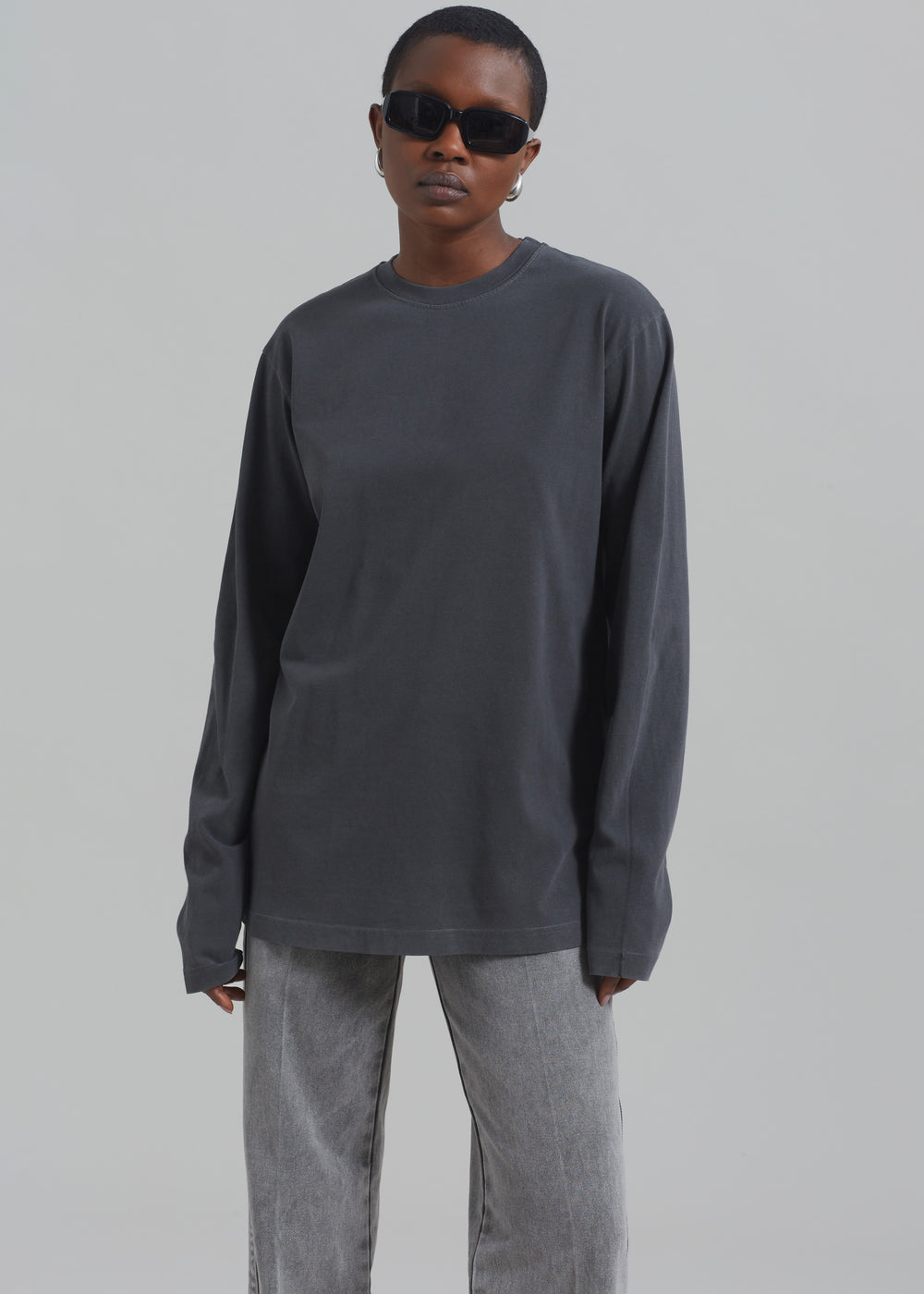 Sportmax Agguati Long Sleeve Tee - Black - 1
