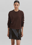 Sportmax Beta Skirt - Dark Brown