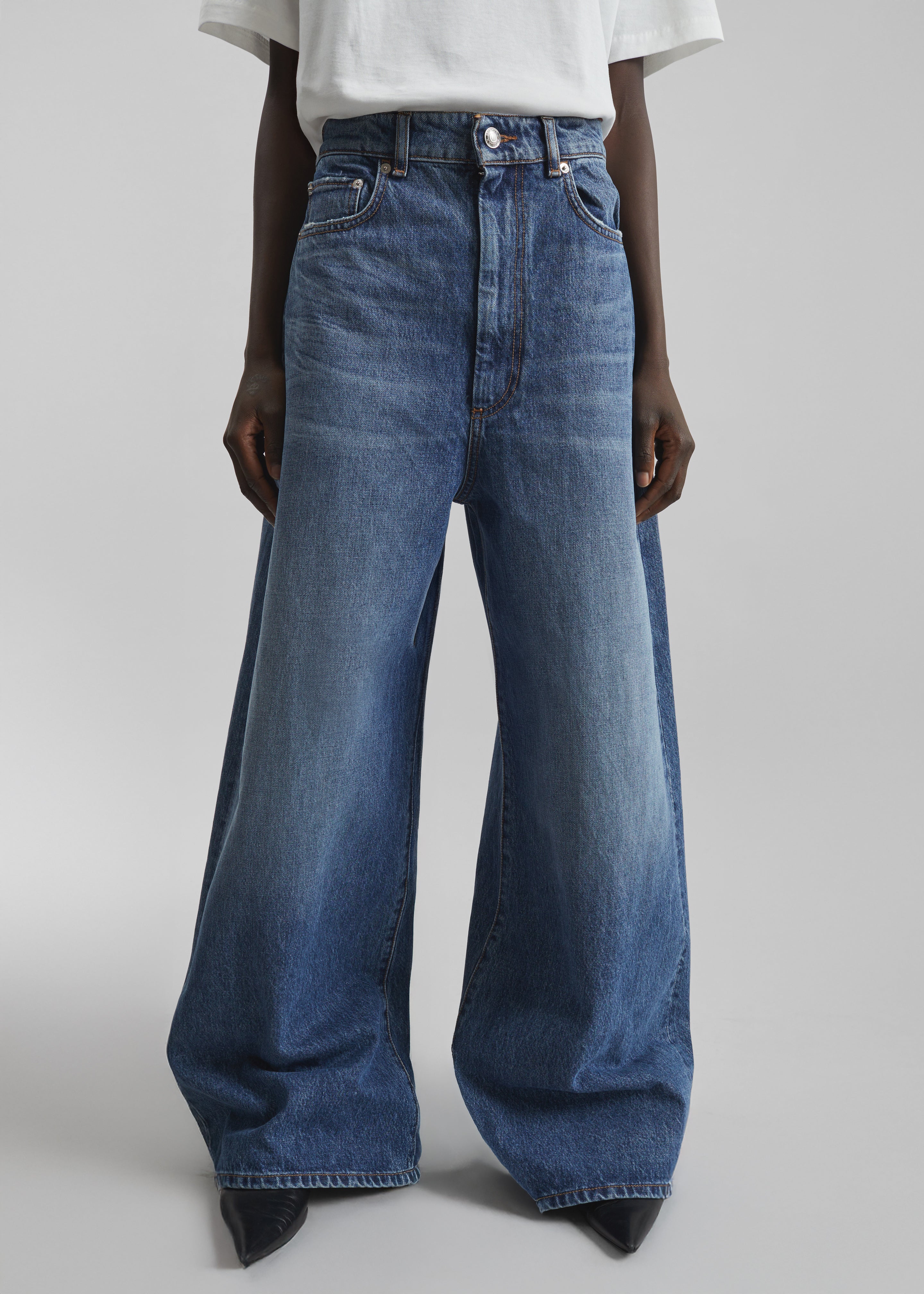 Sportmax Dangri Pants - Midnight Blue - 2