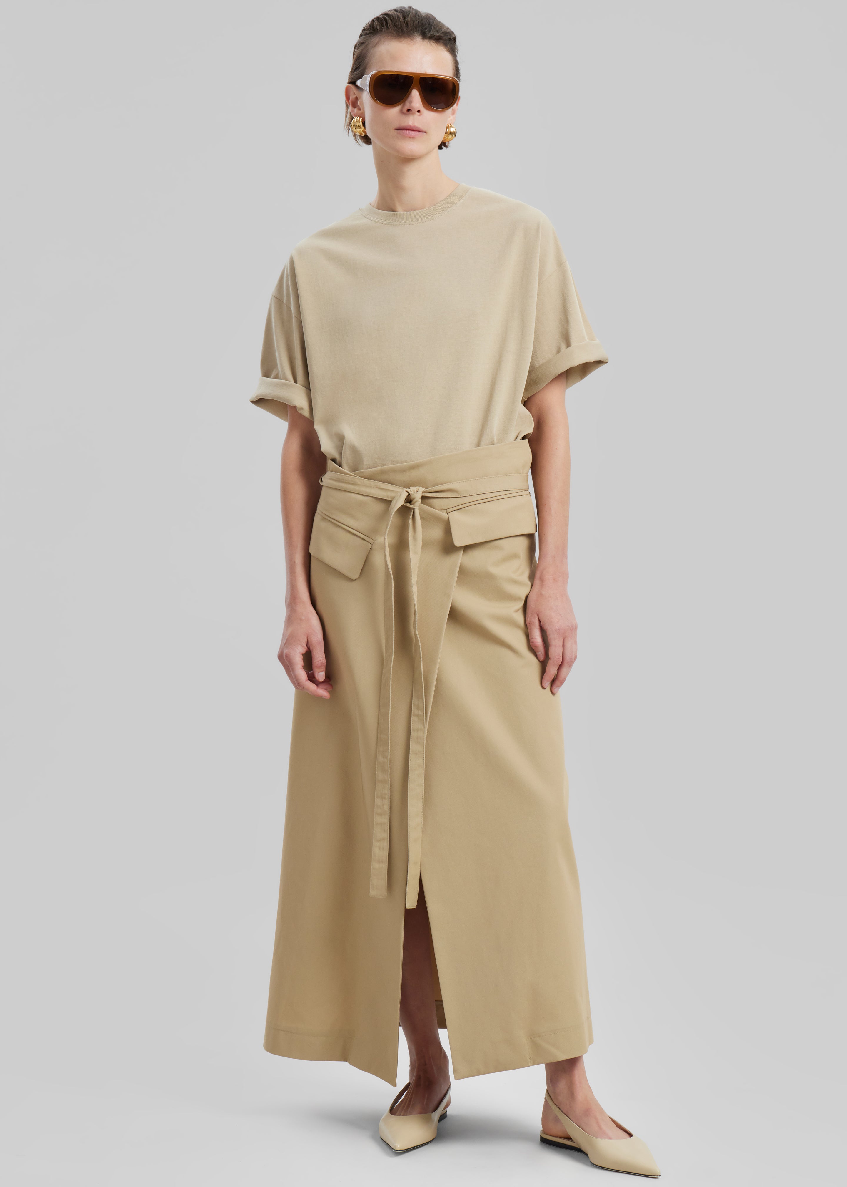 Sportmax Deserto Skirt - Beige - 5