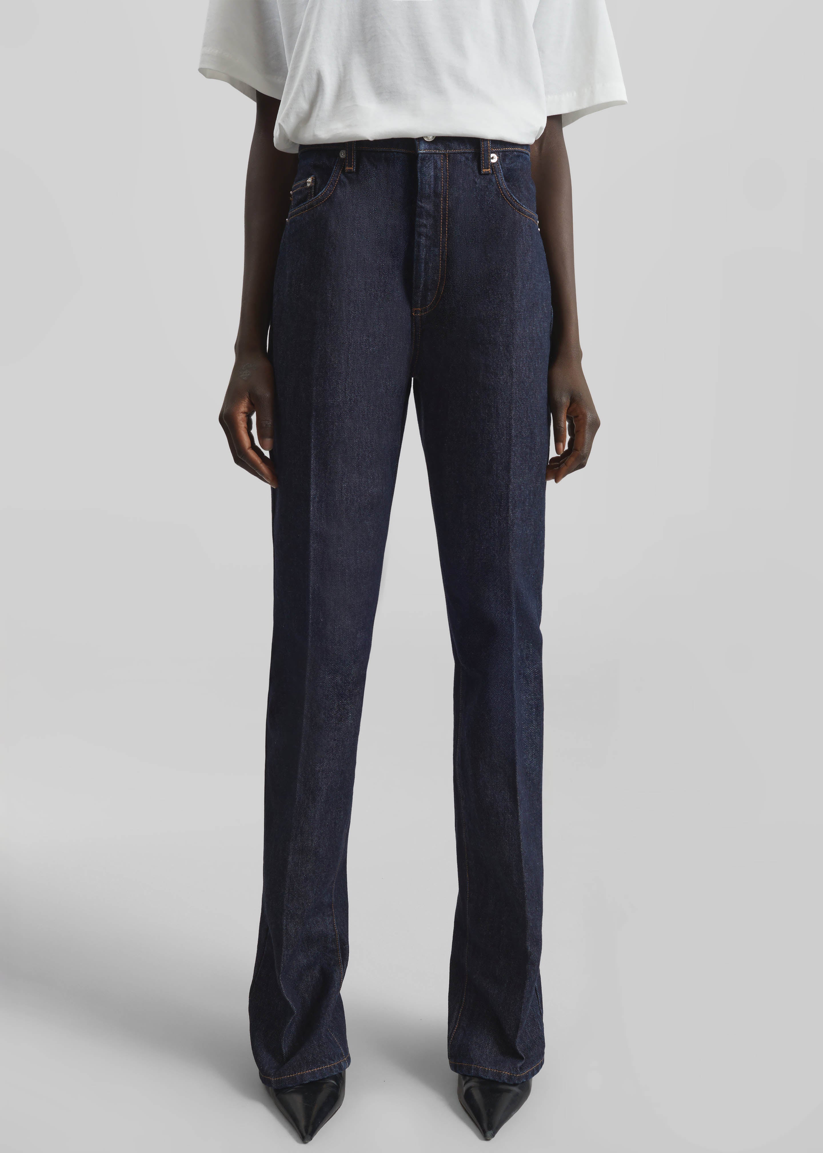Sportmax Duditor Pants - Midnight Blue – The Frankie Shop