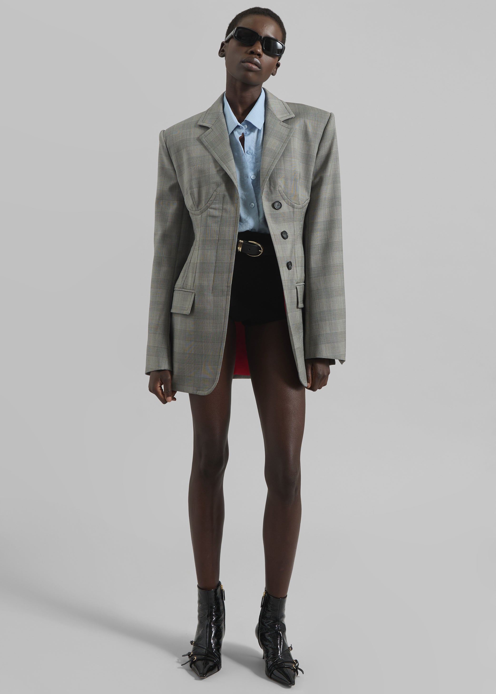Shop the look image for Sportmax Emy Blazer - Grey
