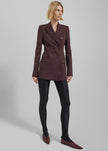 Sportmax Frizzo Scuba Jacket - Dark Brown