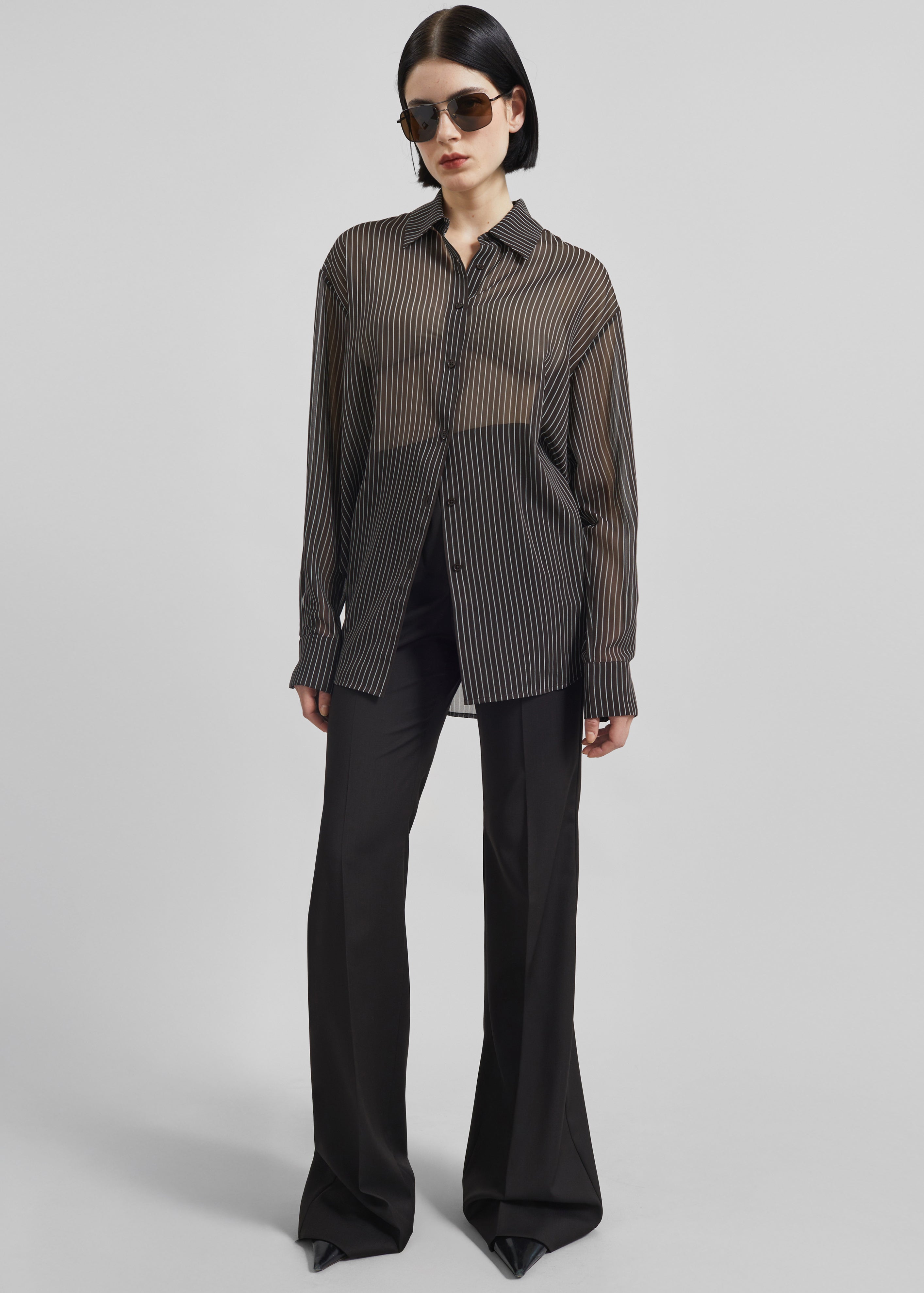 Sportmax Hangar Pants - Chocolate – The Frankie Shop