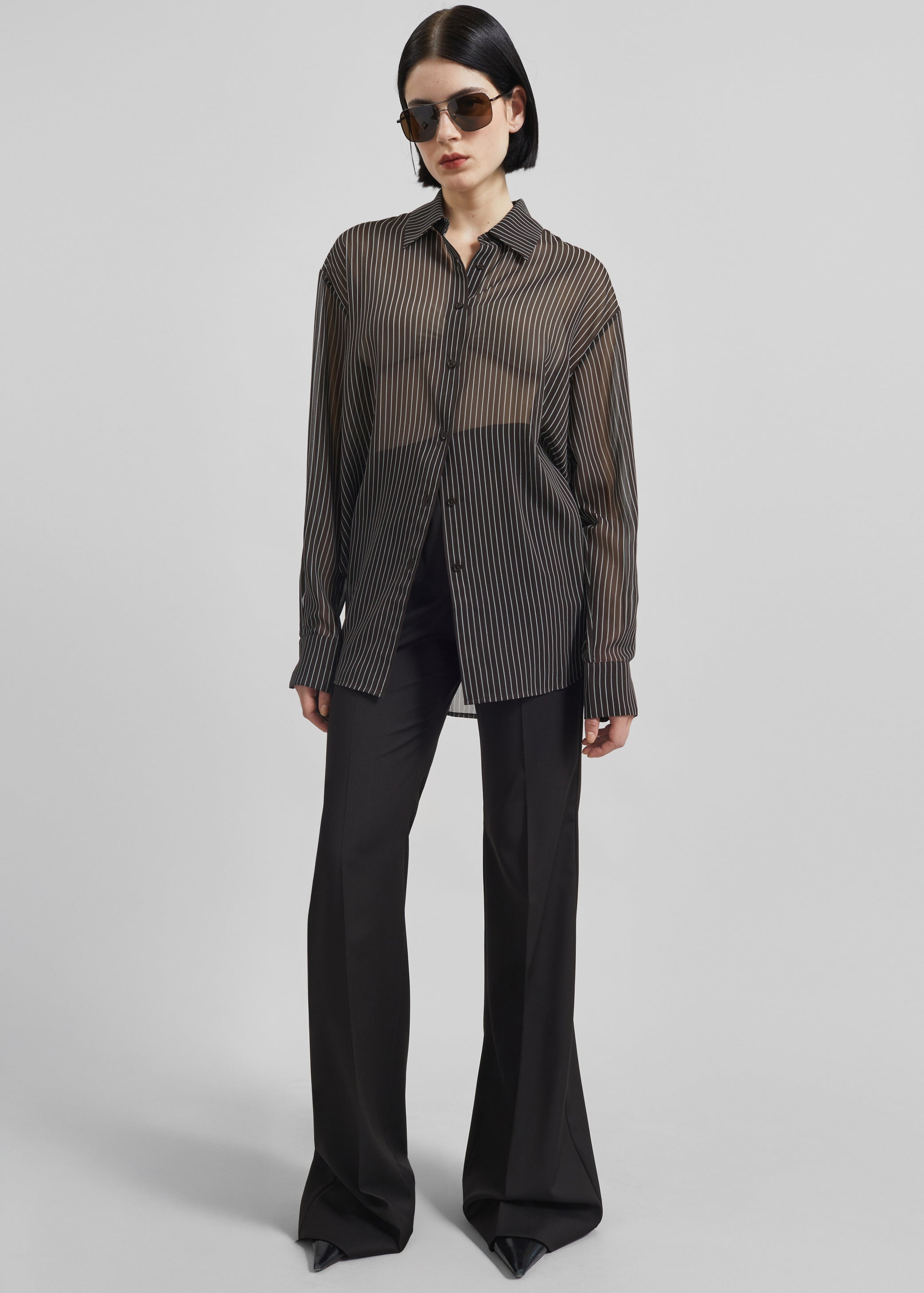 Shop the look image for Sportmax Hangar Pants - Chocolate