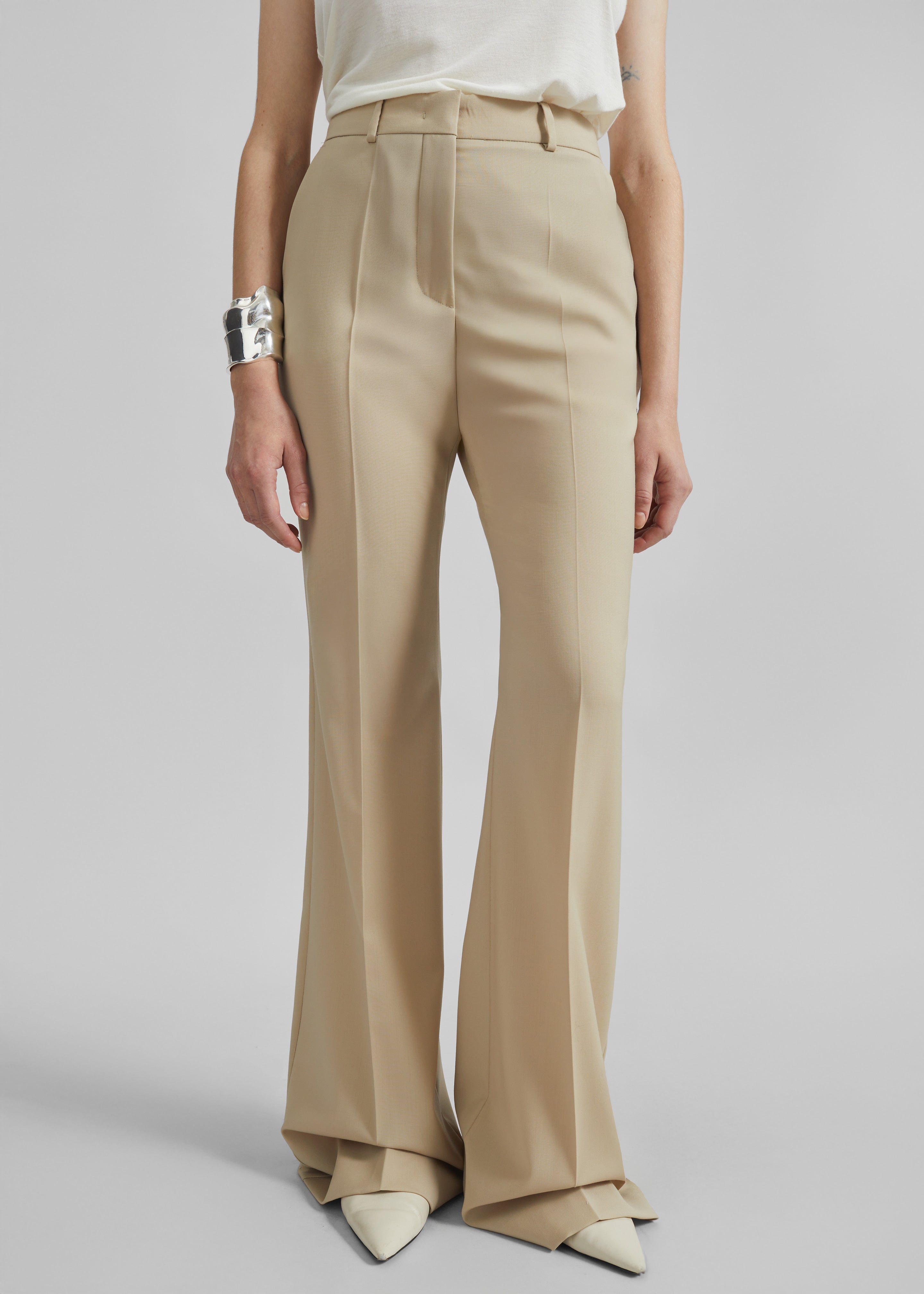 Sportmax Hangar Pants - Beige - 4
