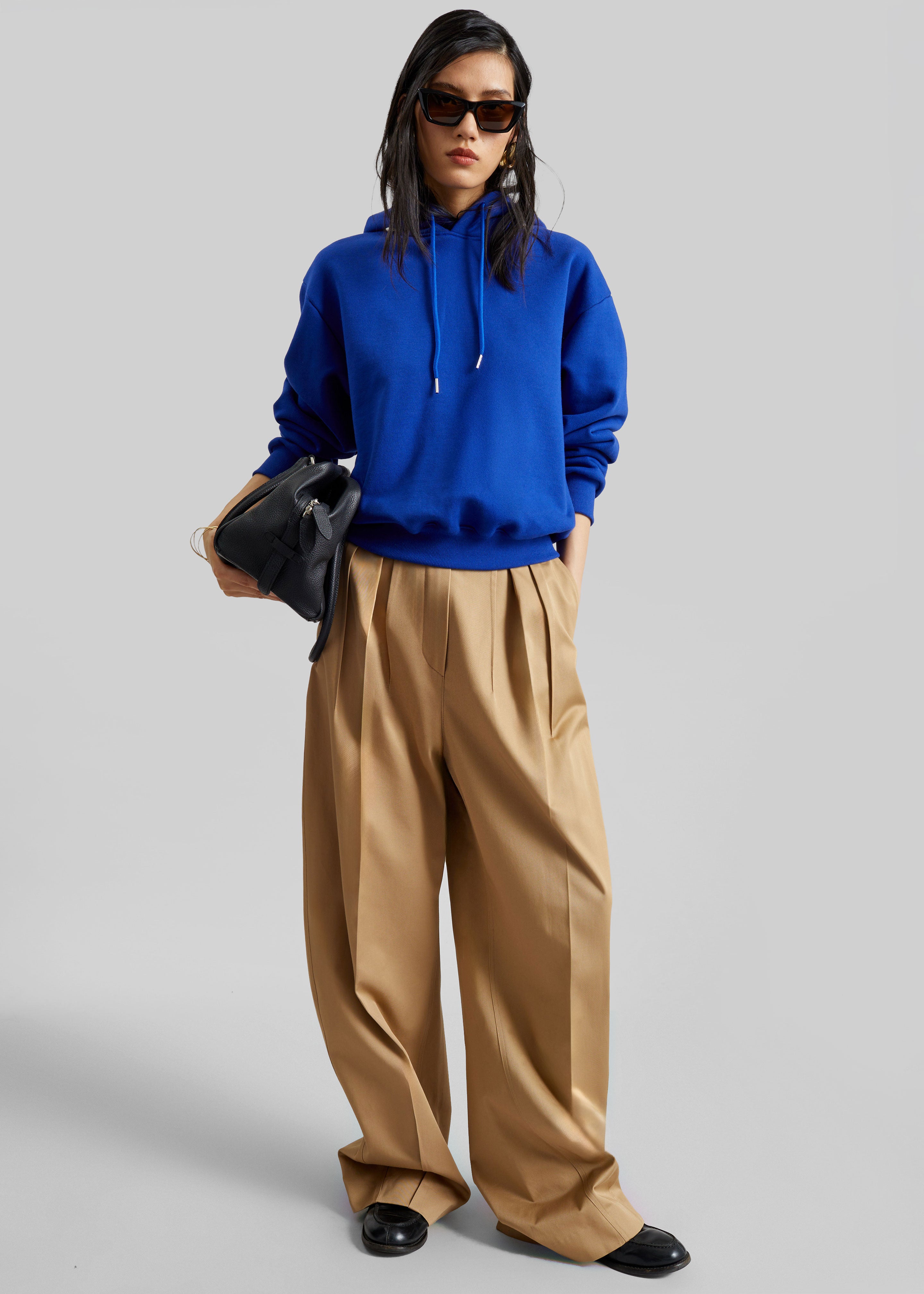 Sportmax Idoneo Oversized Gabardine Trousers - Biscuit – The