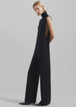 Sportmax Kirie Wool-Knit Jumpsuit - Black