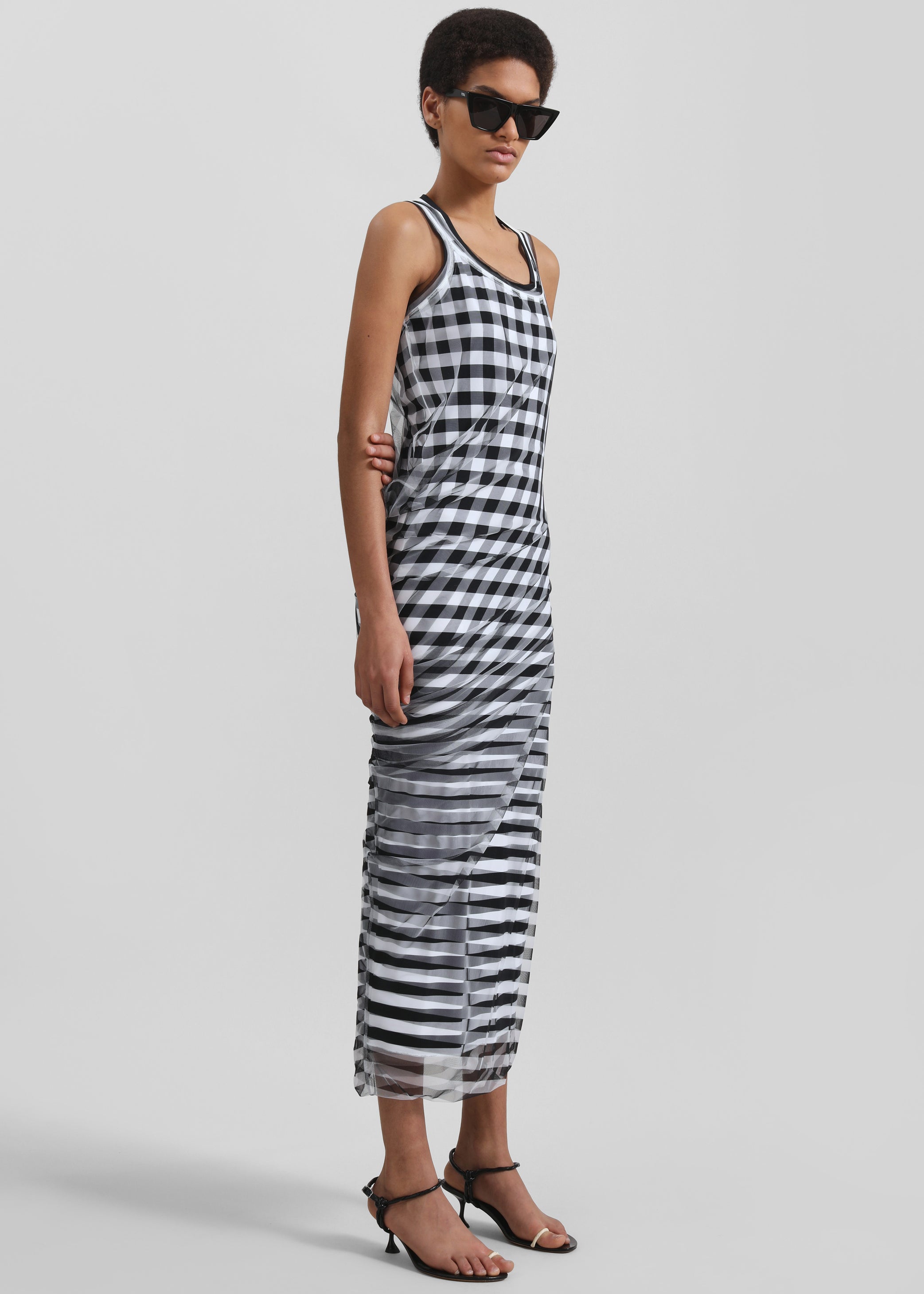 Shop the look image for Sportmax Naro Tulle Dress - Black