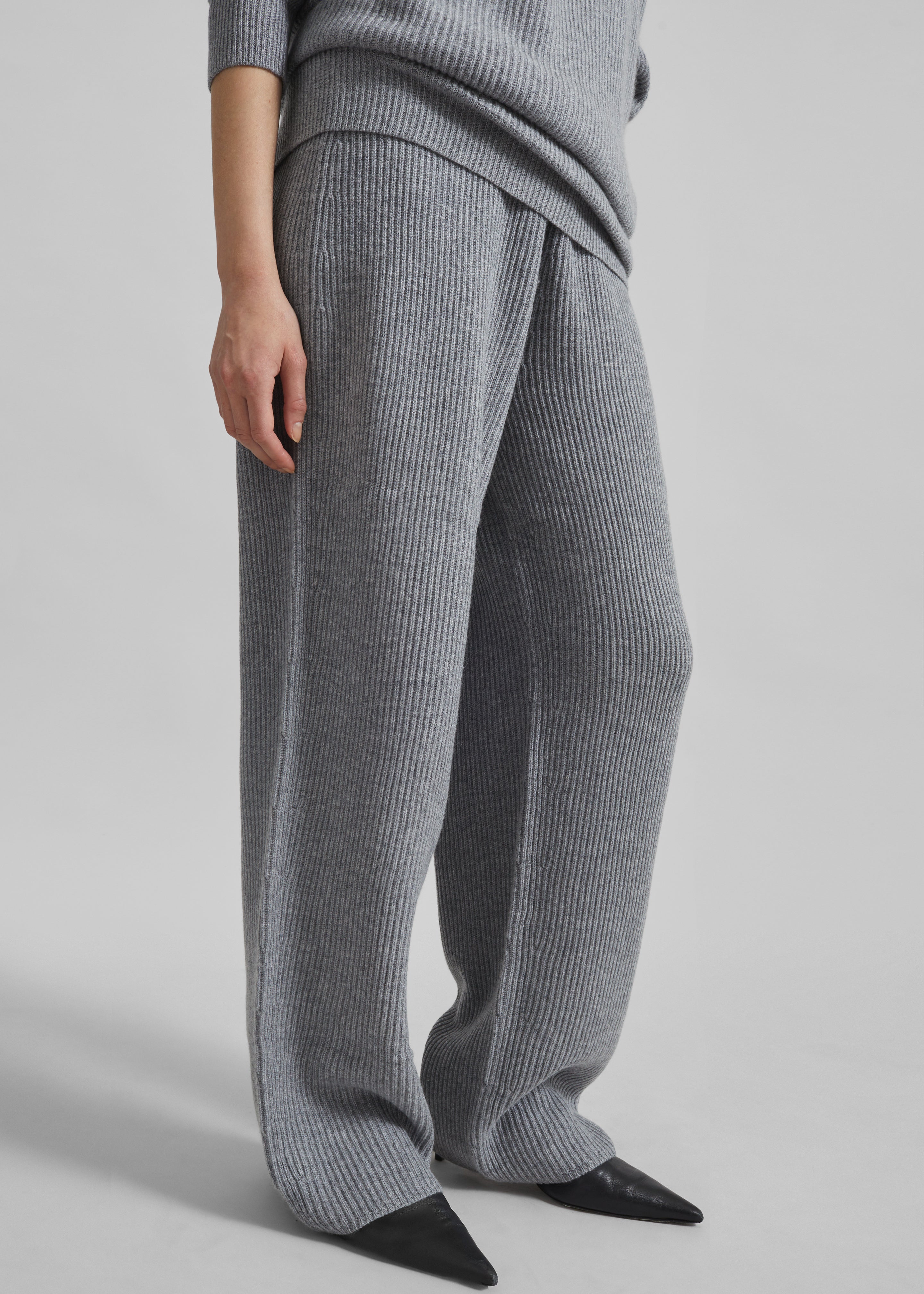 Sportmax Sella Pants - Grey Melange - 4