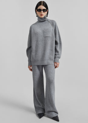 Sportmax Sella Pants - Grey Melange
