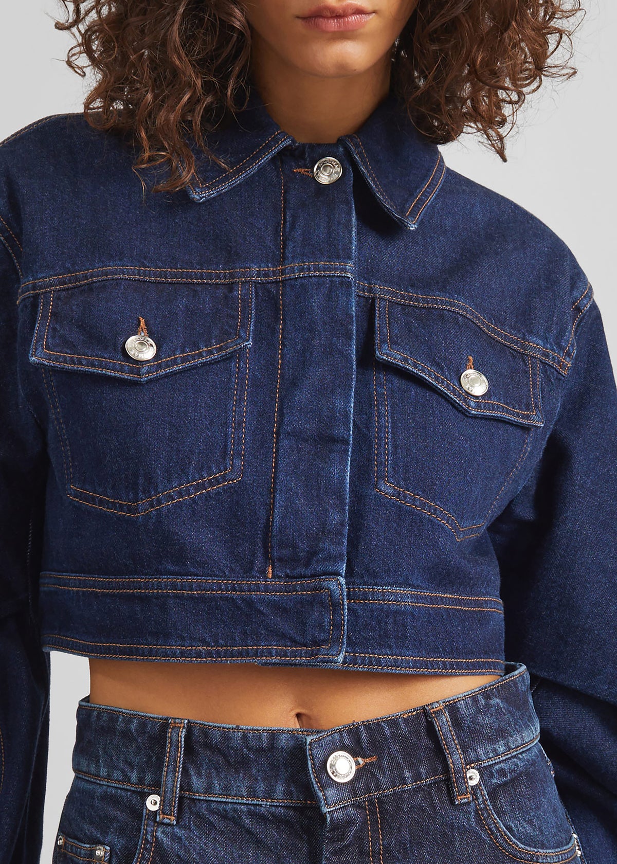 Sportmax Sir Denim Jacket - Midnight Blue - 4