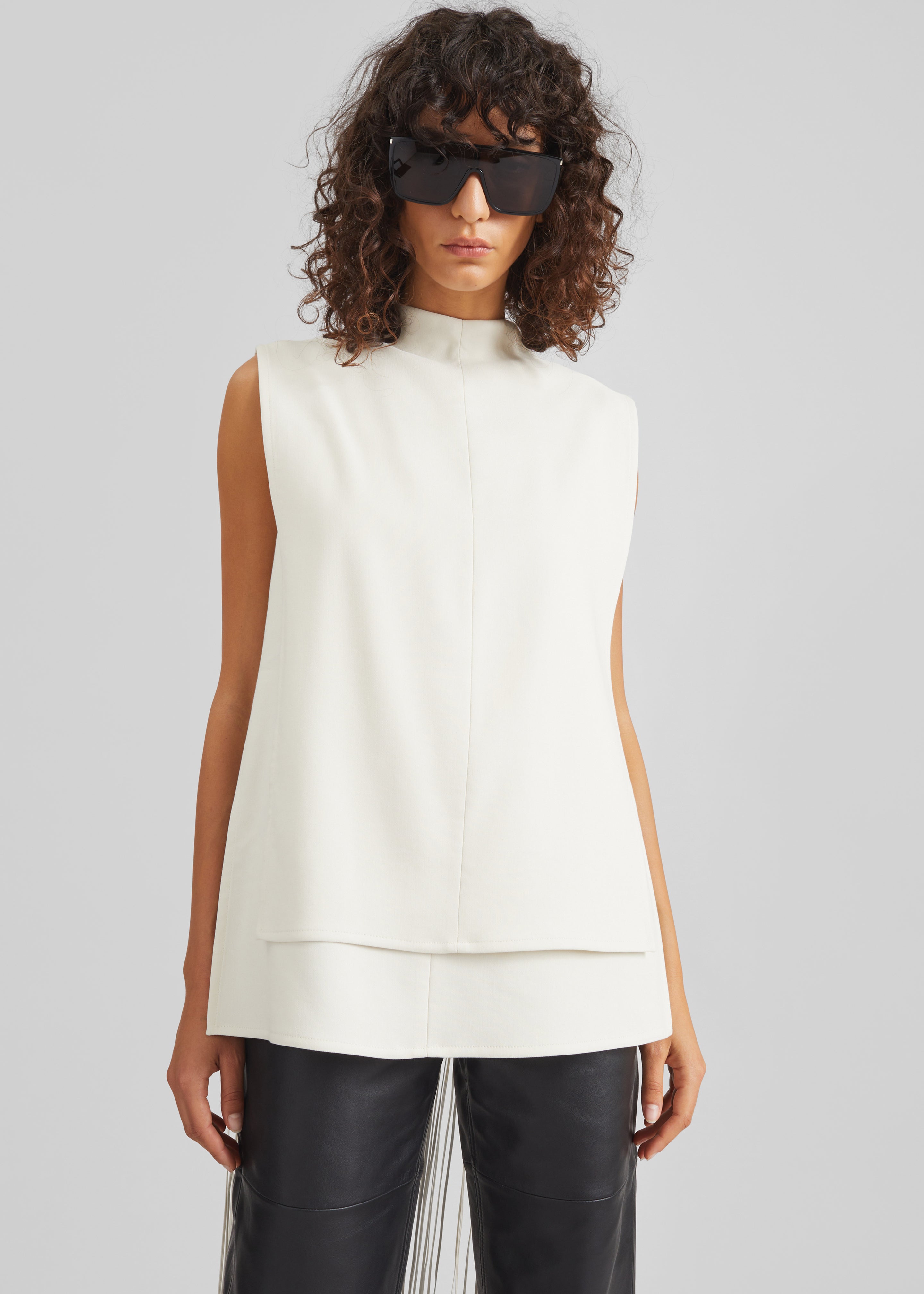 Sportmax Soraia Top - Latte - 5