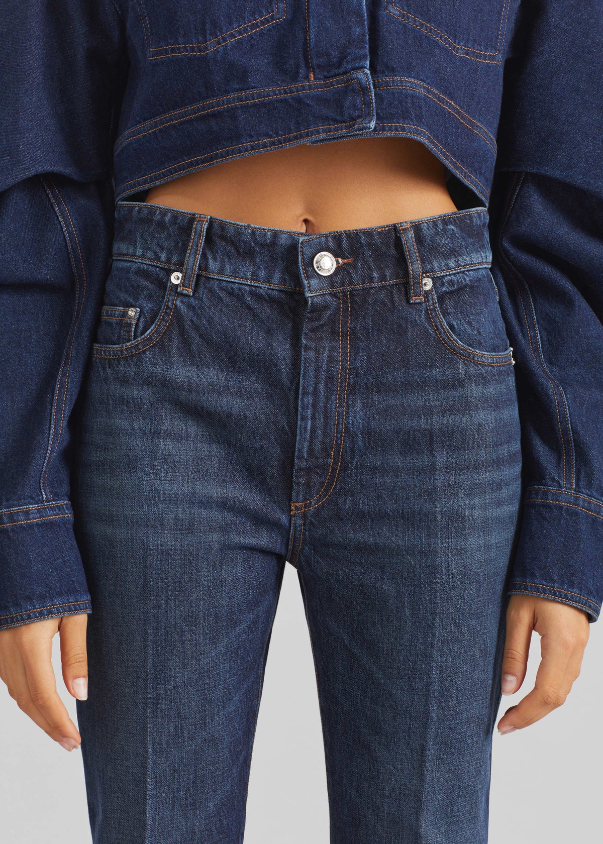 Sportmax Spigola Denim Pants - Midnight Blue - 3