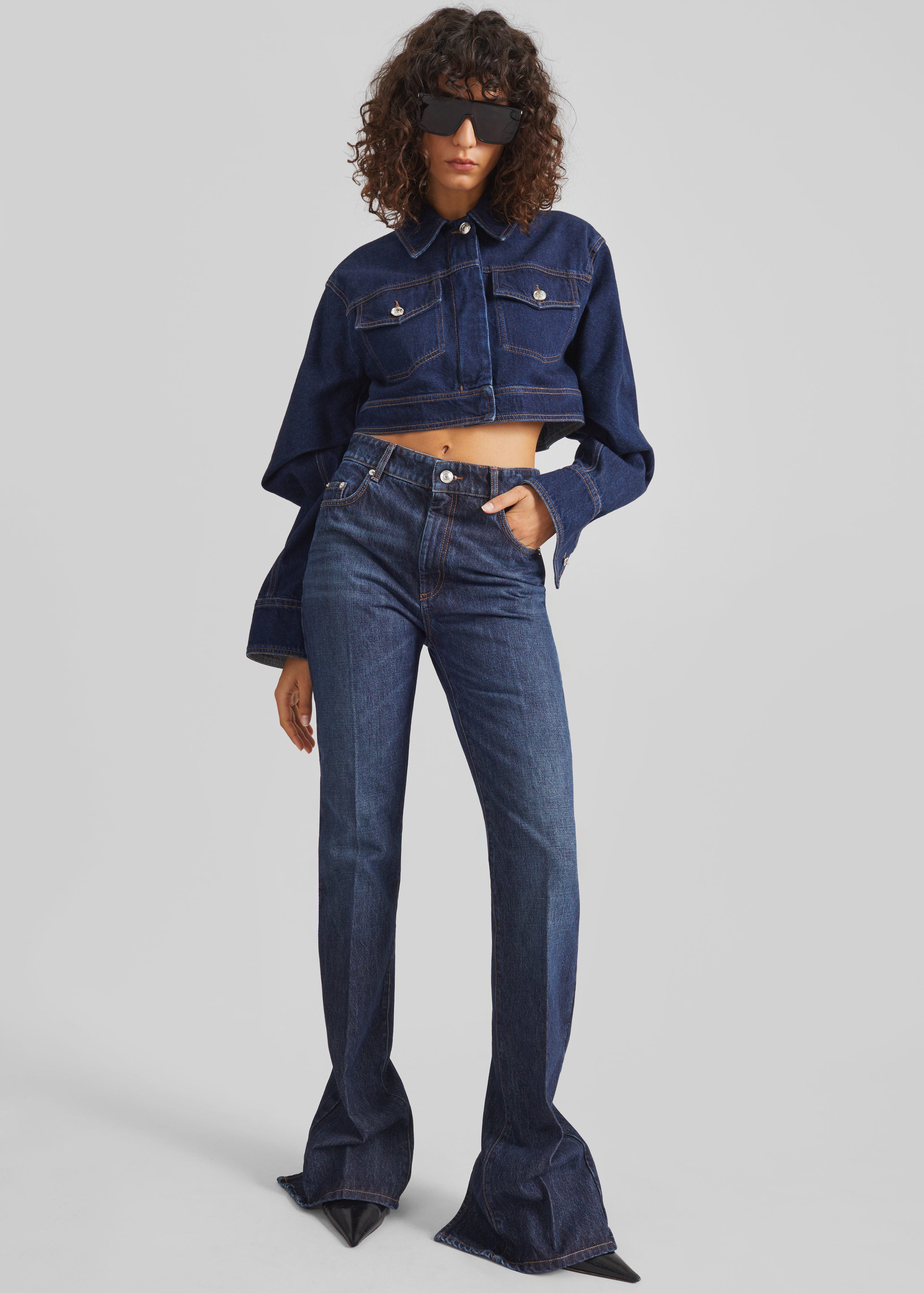 Sportmax Spigola Denim Pants - Midnight Blue – The Frankie Shop