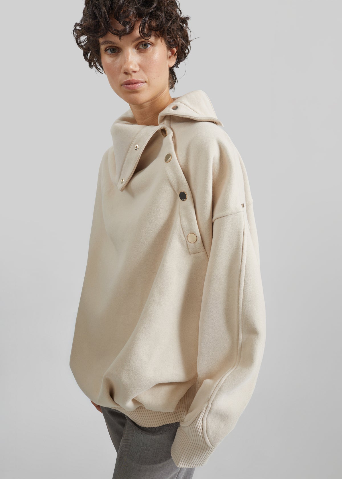 Sportmax Aerosi Oversized Sweatshirt - Beige