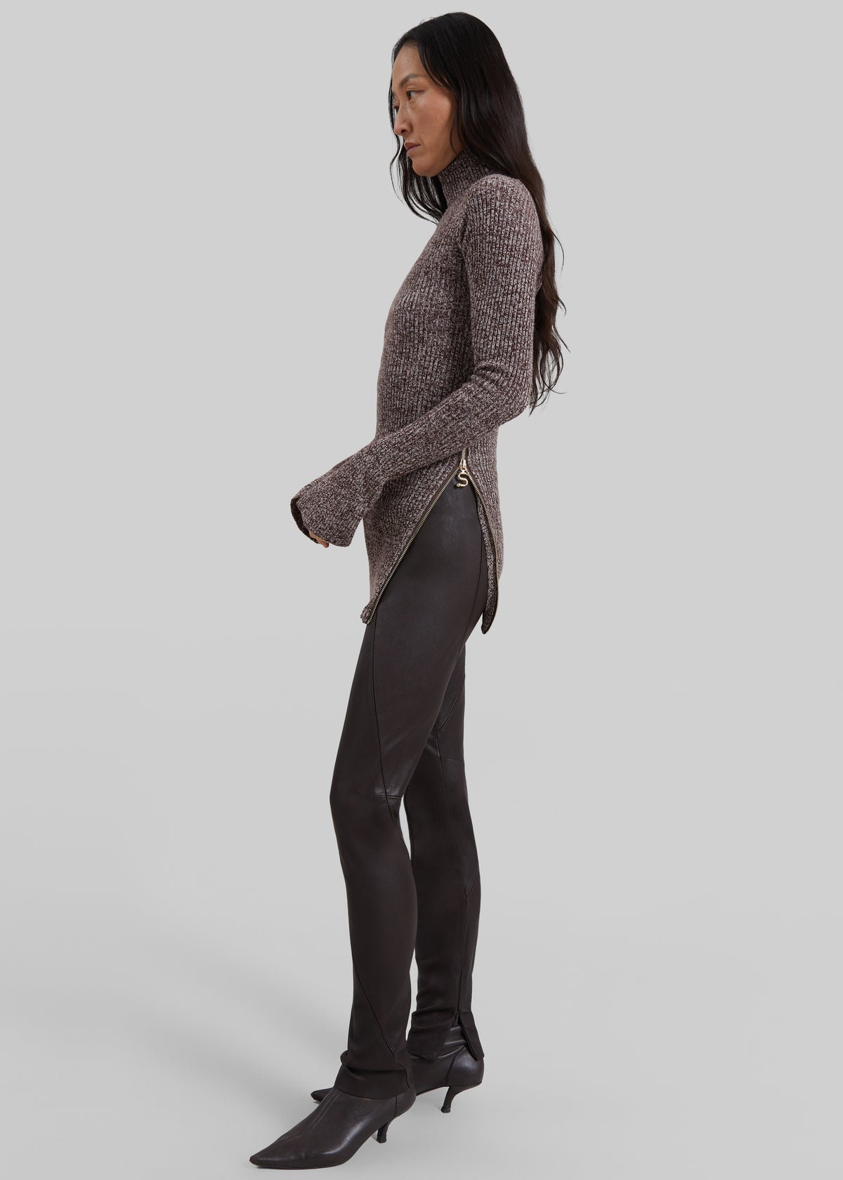 Sportmax Bouquet Wool Sweater - Chocolate