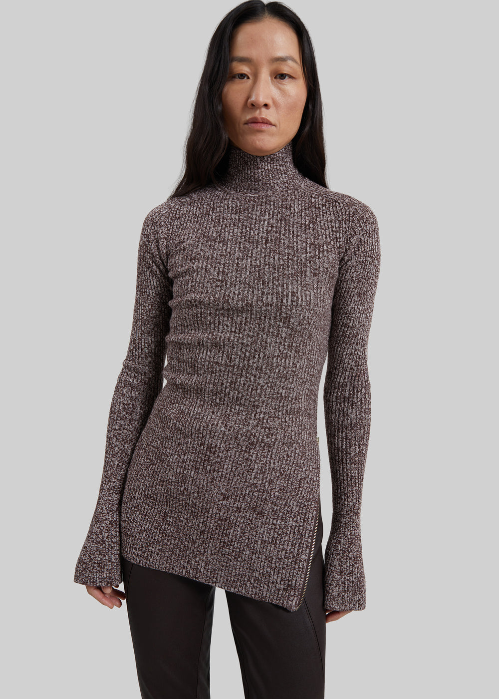 Sportmax Bouquet Wool Sweater - Chocolate - 1