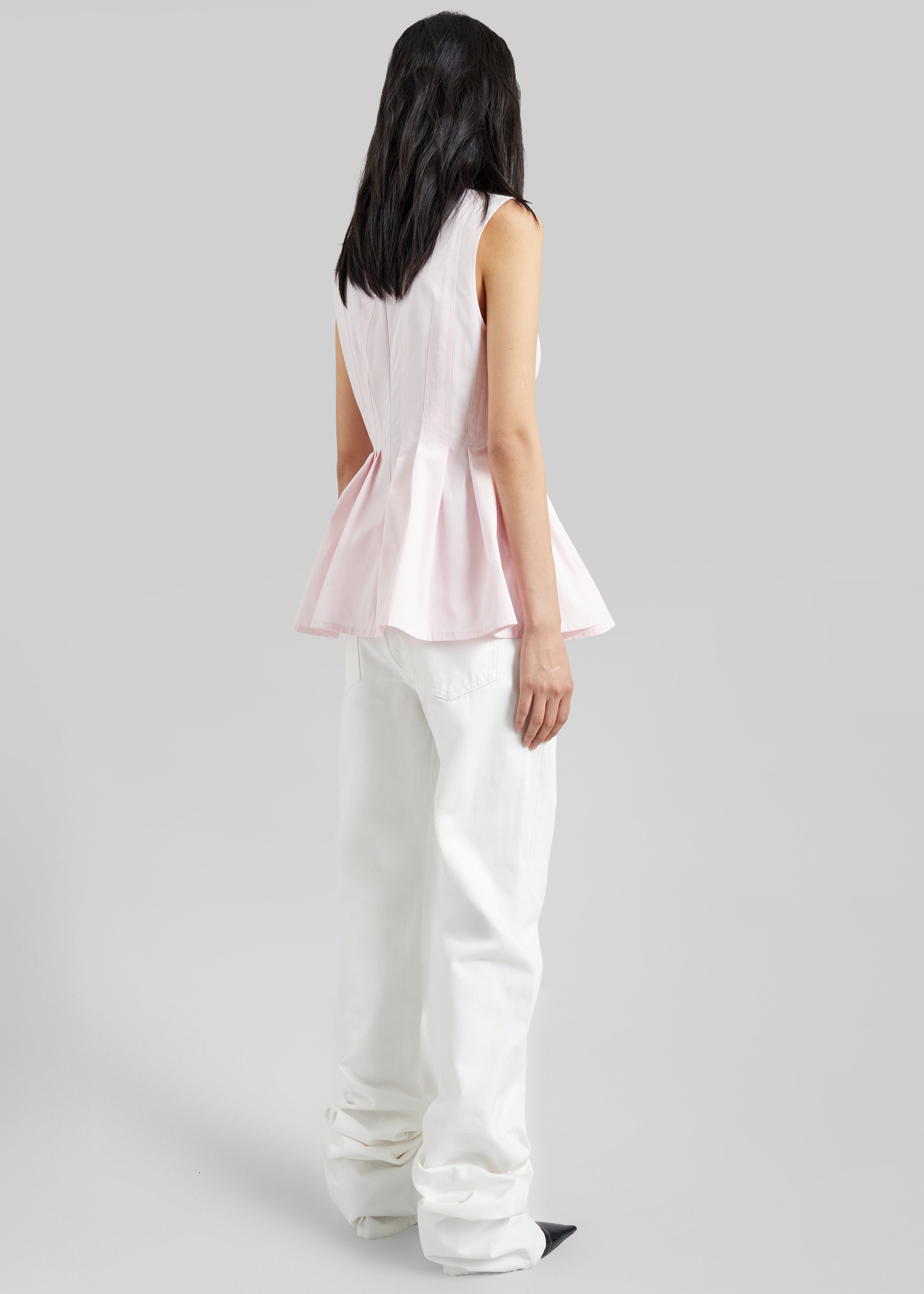 Sportmax Certosa Sleeveless Top - Pink – The Frankie Shop